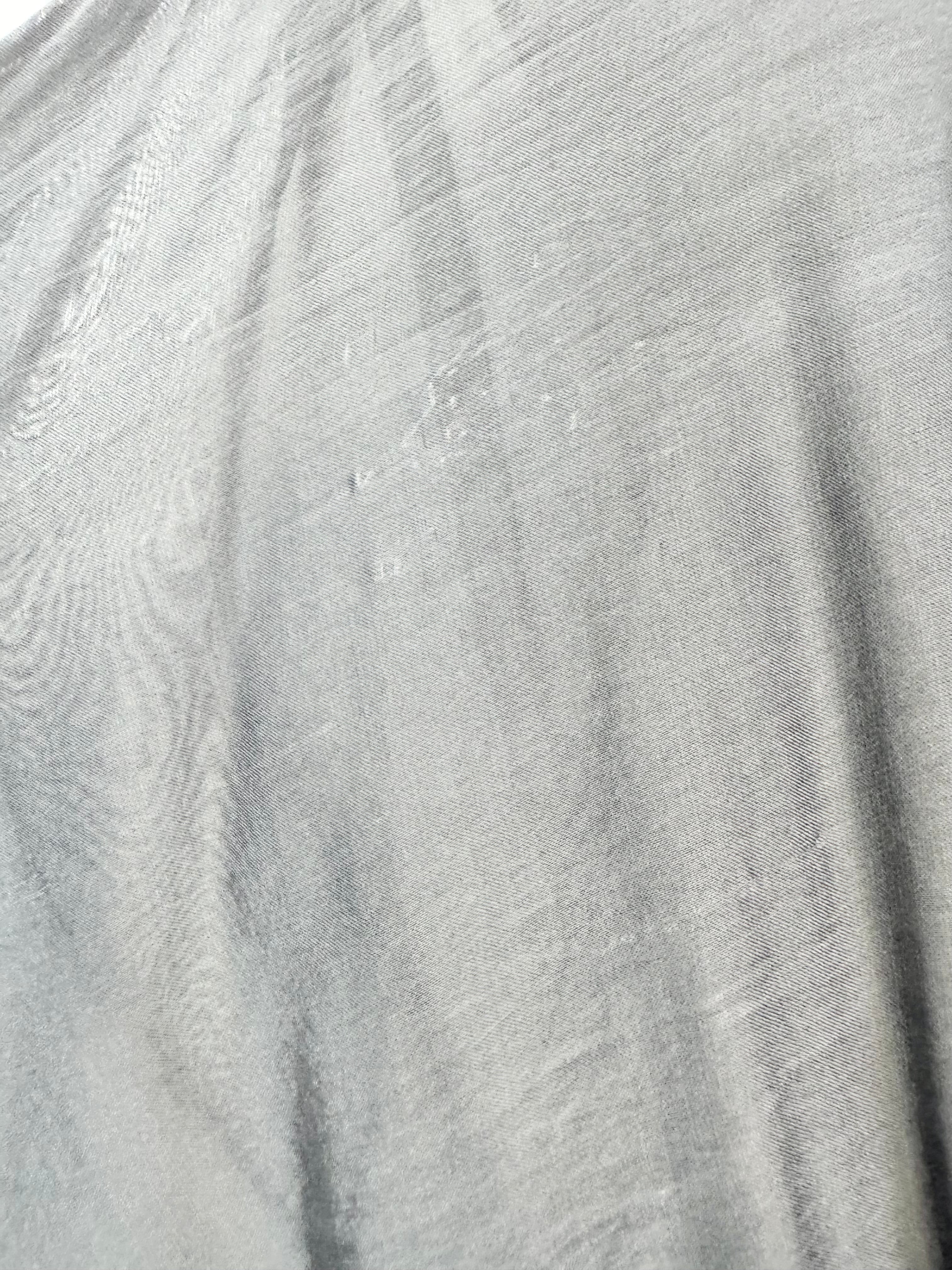 La Strada Smoke Grey Silk Tiered Maxi Dress - AU8/10