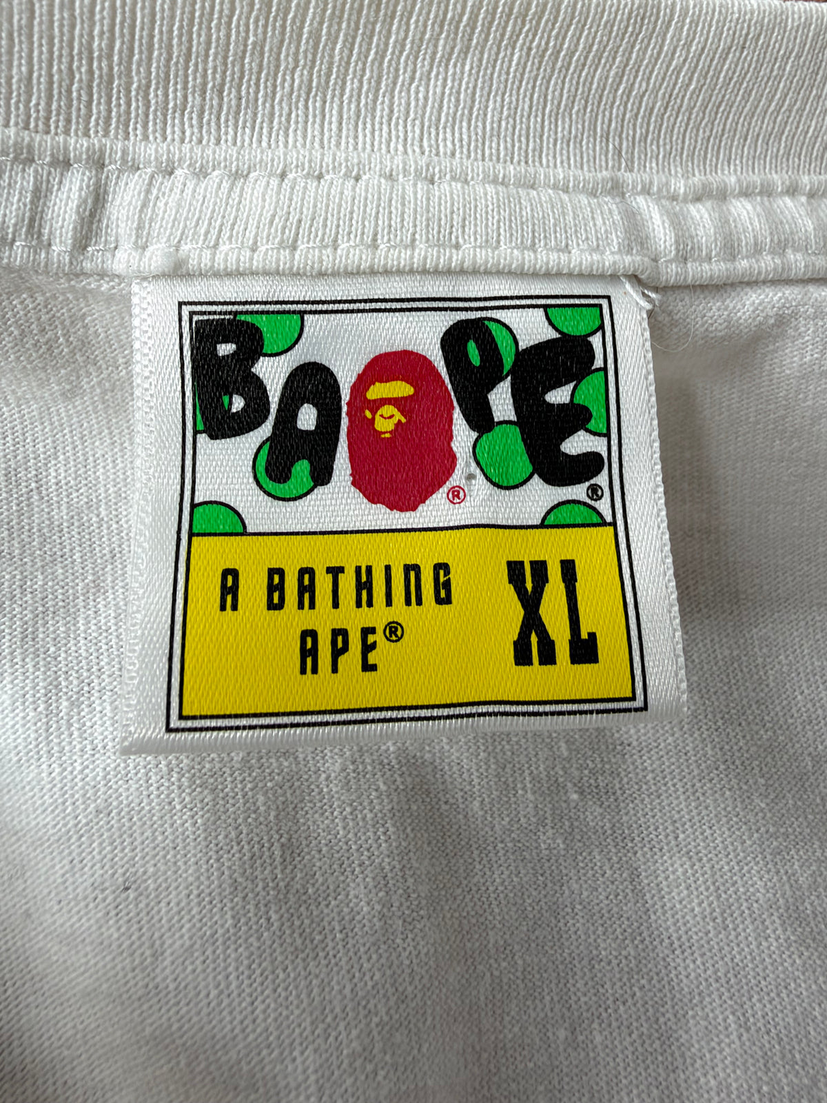 BAPE Japanese Culture Tiger & Dragon White T-shirt - L