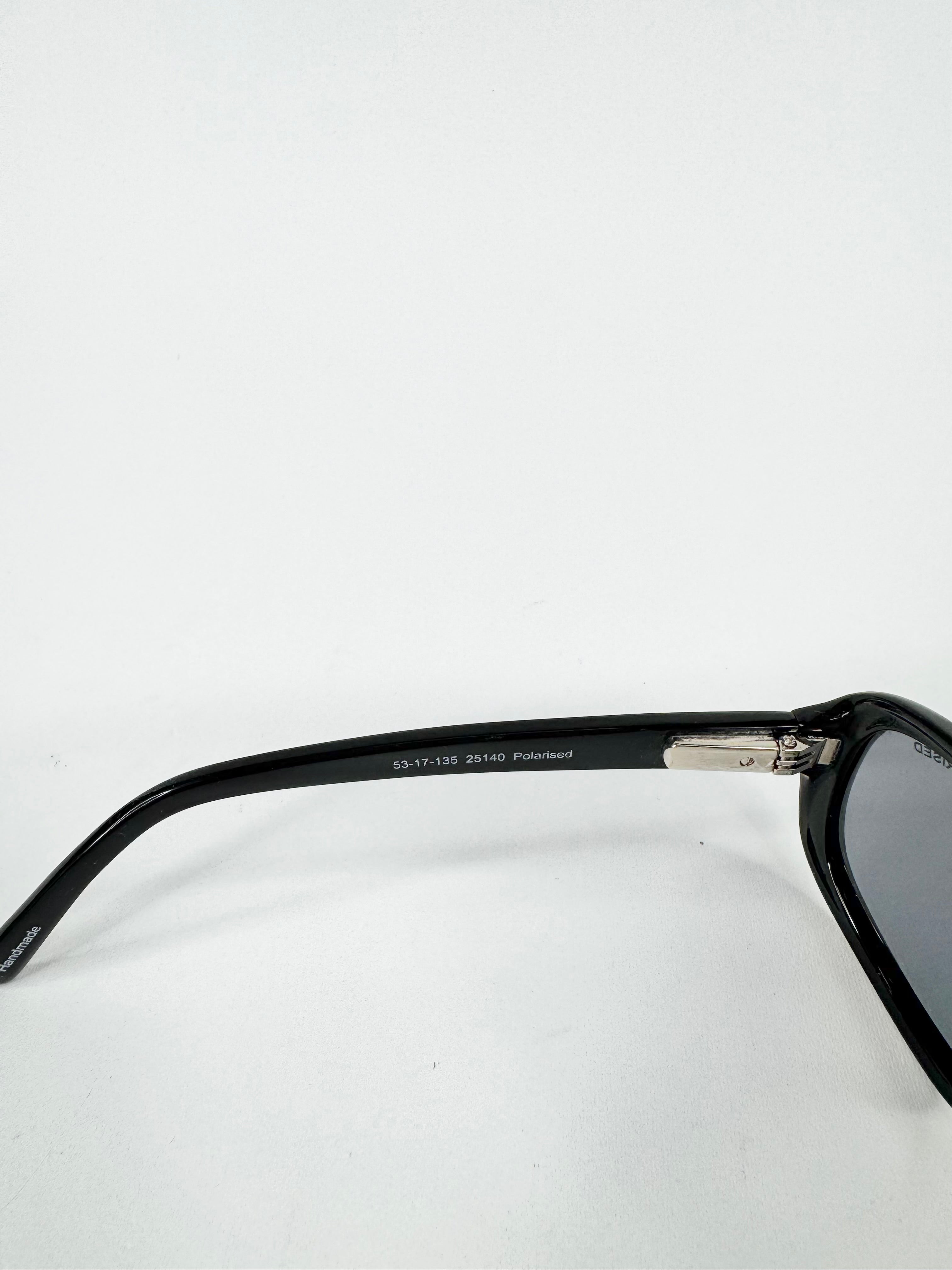 Bill Bass Black Polarized Sunglasses
