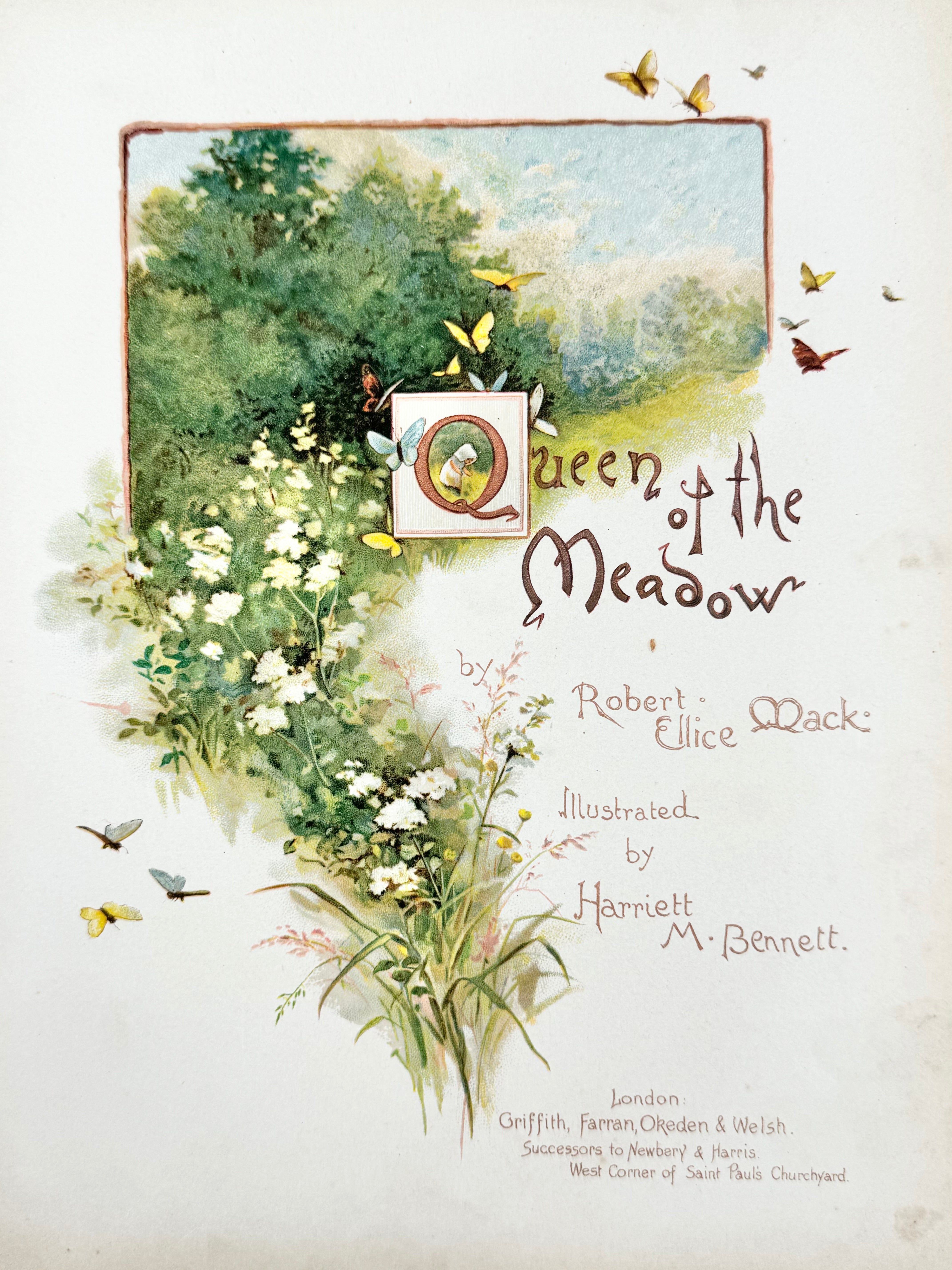 Antique 1884 Queen of the Meadows - Robert Ellice Mack