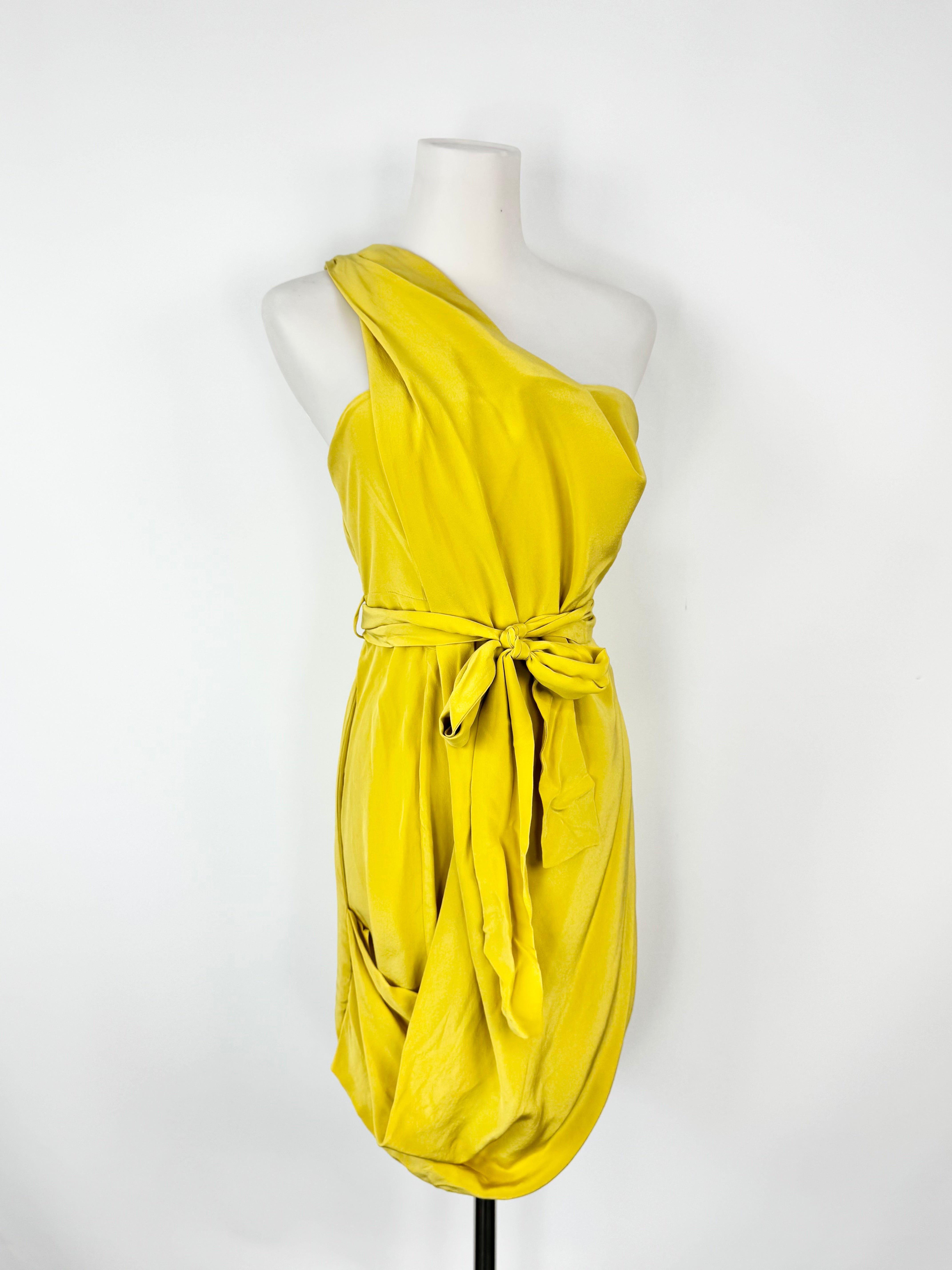 Zimmermann Sunflower Yellow Silk Mini Dress - AU6/8