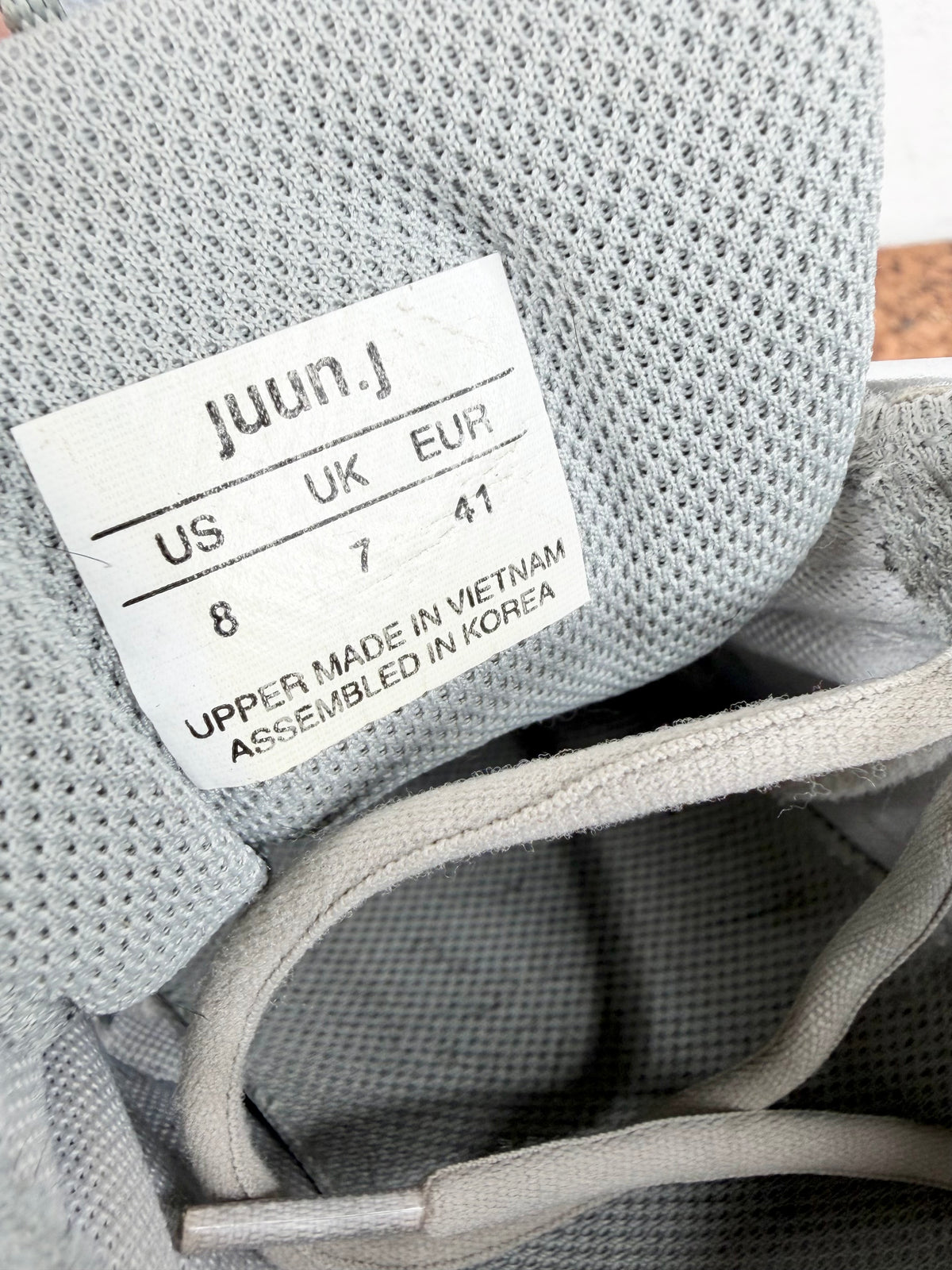 Juun. J 2019 Silver Strap Technical Sneakers - EU41