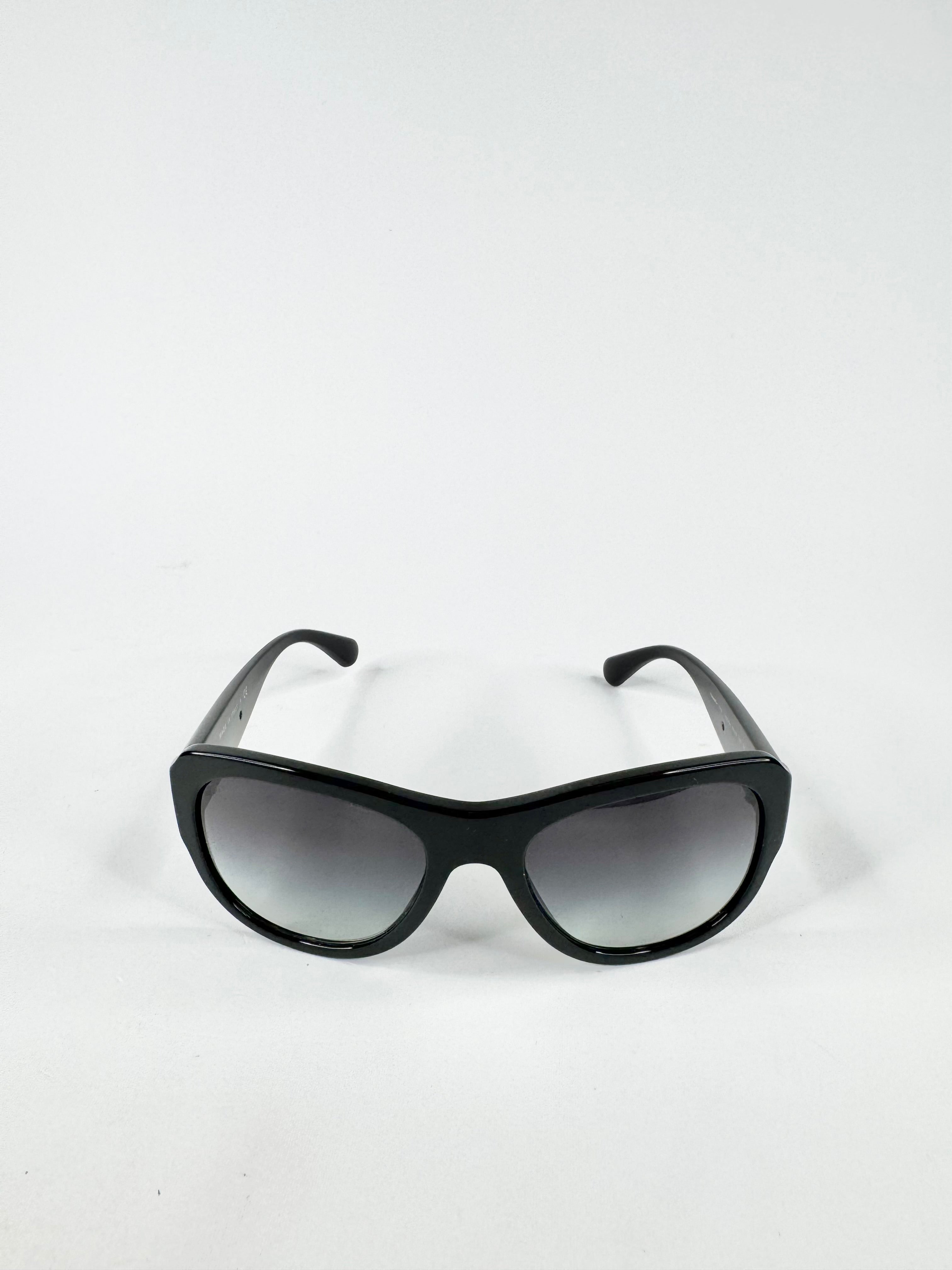 Chanel Black '5310' Gradient Sunglasses