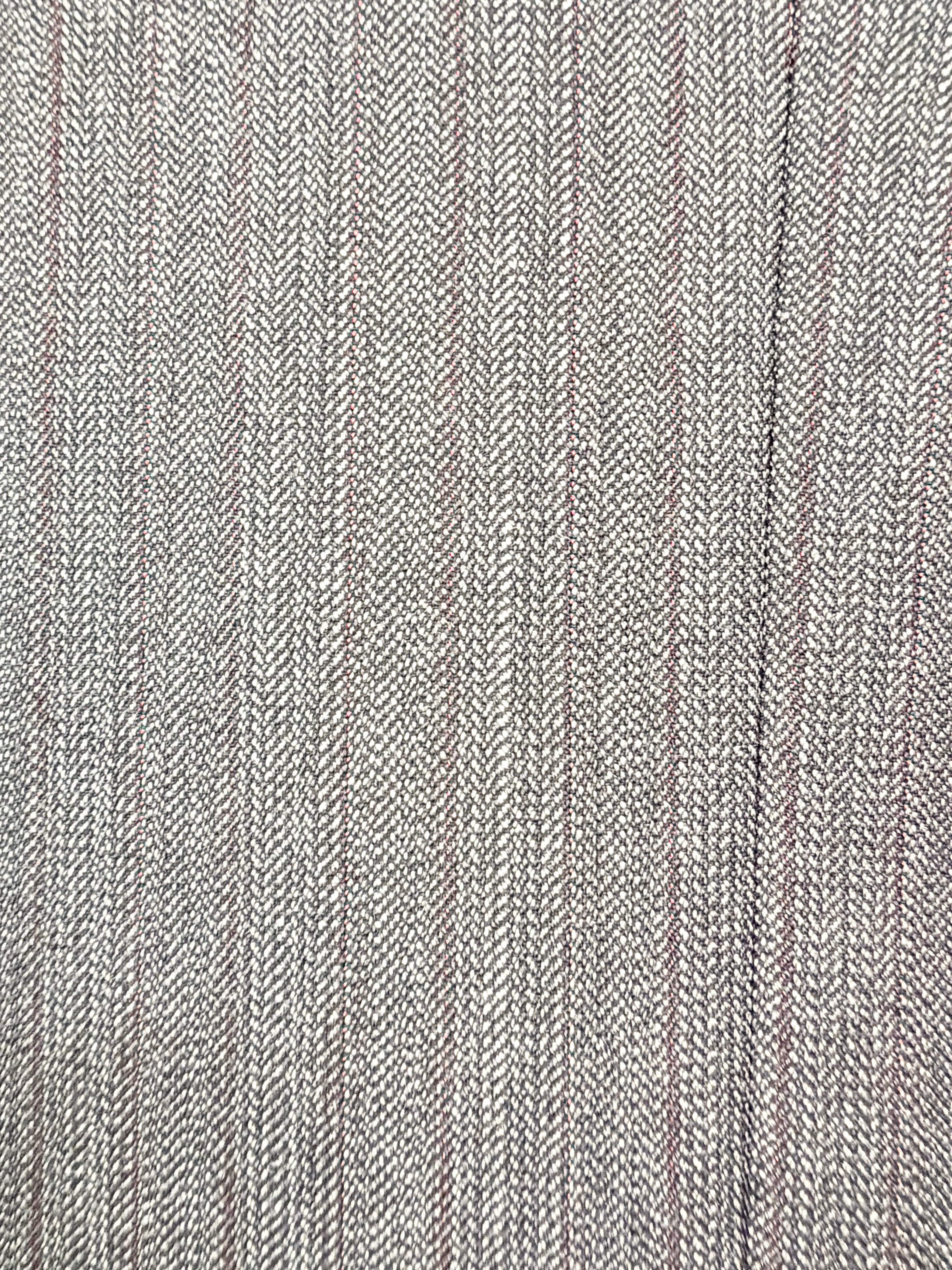 Dolce & Gabbana Charcoal Herringbone Patterned ‘Martini’ Blazer - L