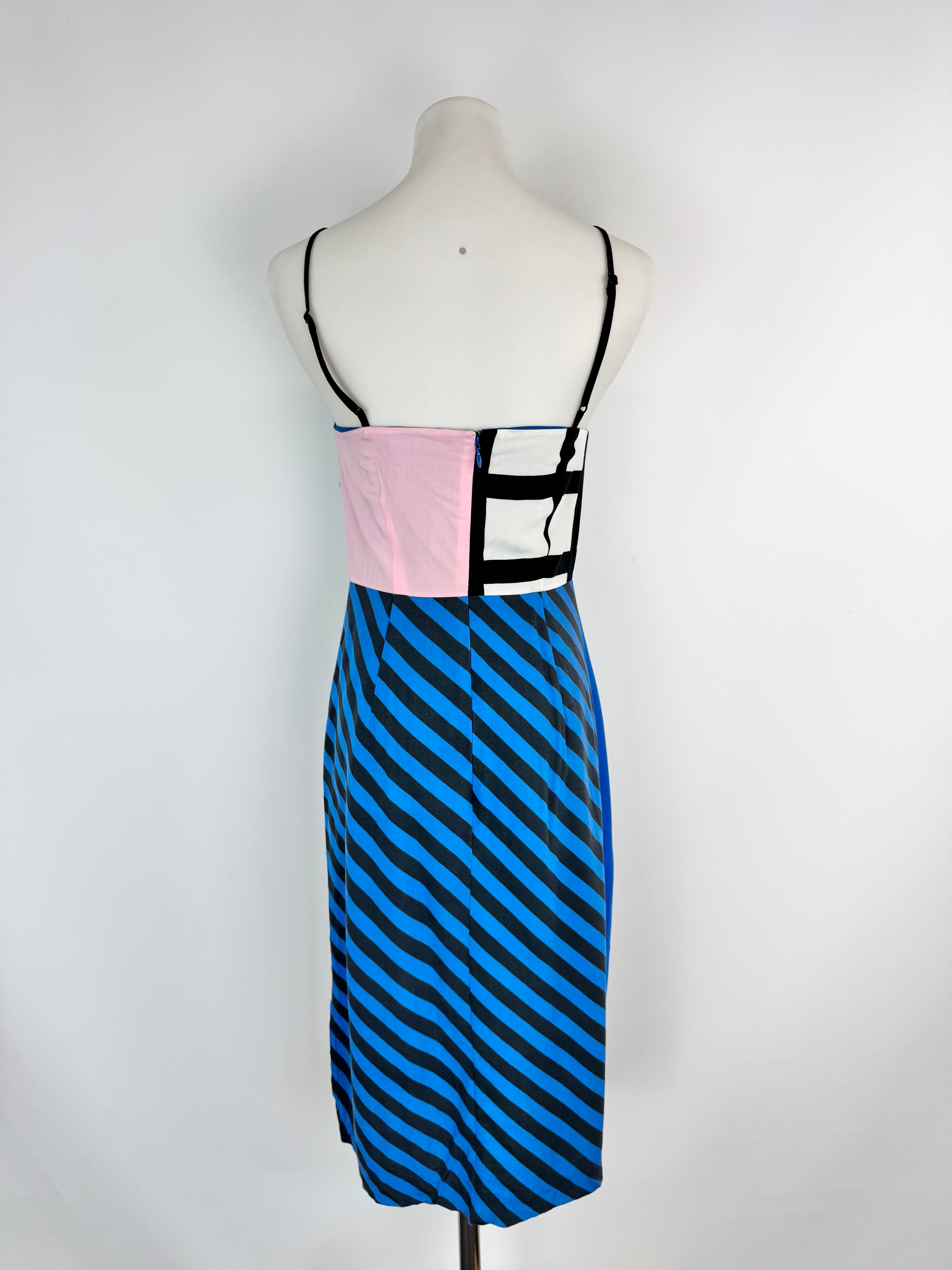 Gorman x Walala Blue Patterned Slip Dress - AU6
