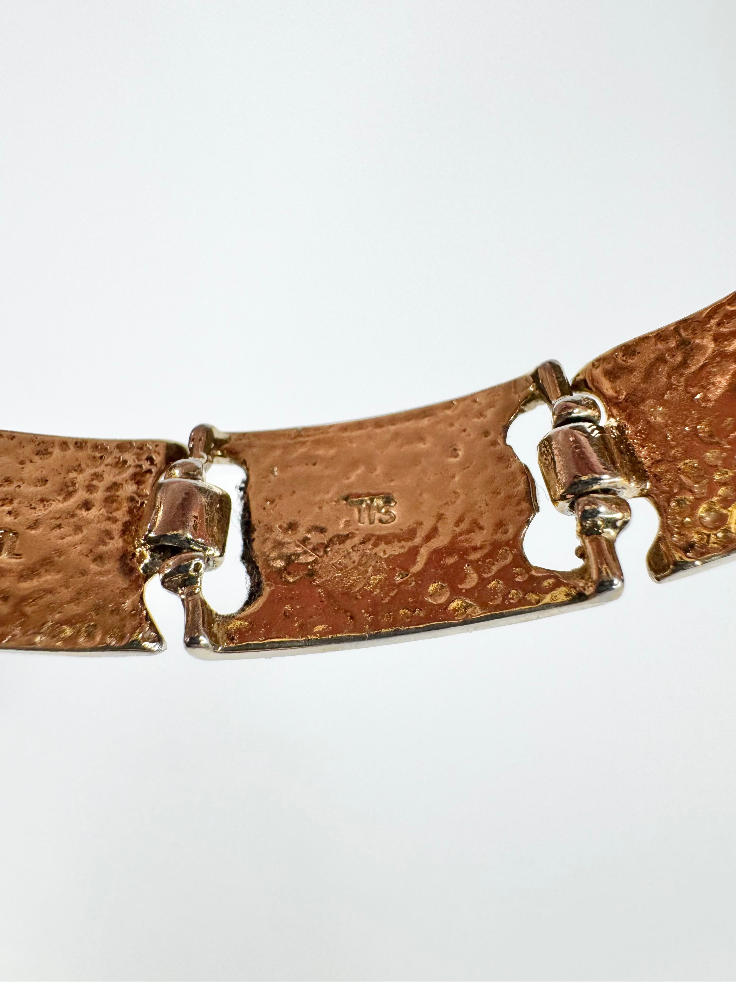 Vintage Gold Tone Costume Jewellery Faux Opal Bracelet