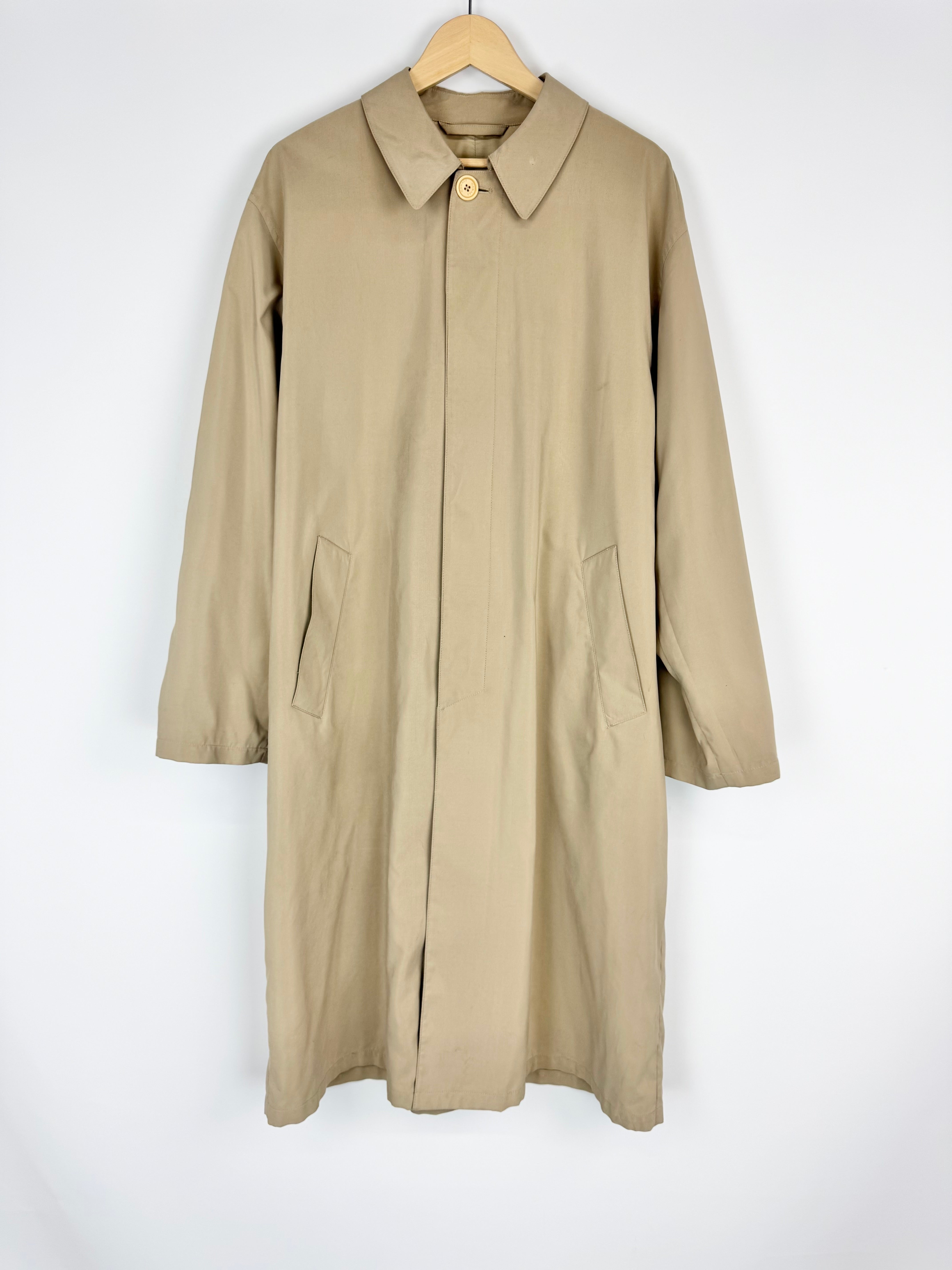 Canali Beige Trench Coat - 50
