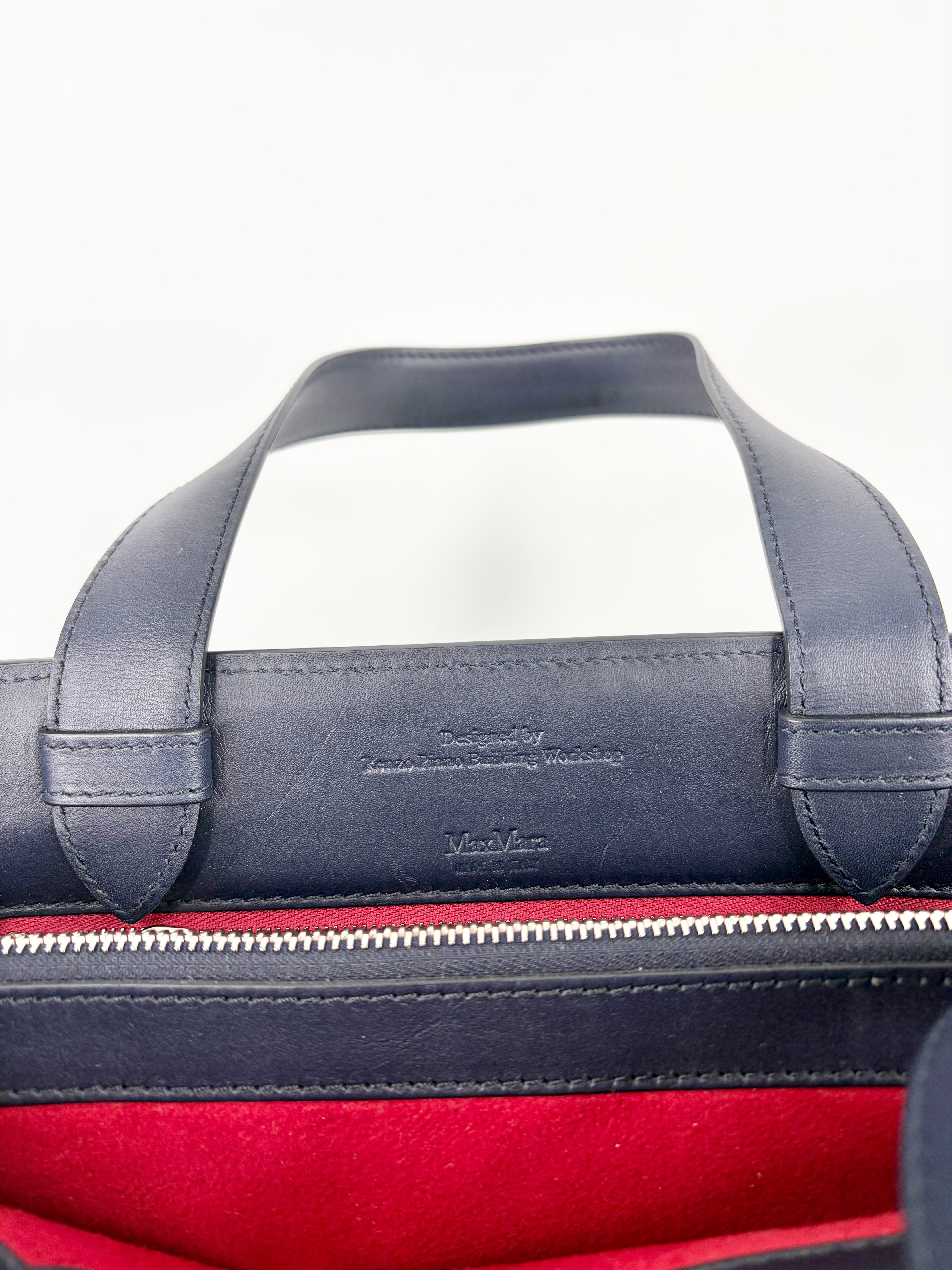 Max Mara Navy Medium 'Whitney' Bag - NWT