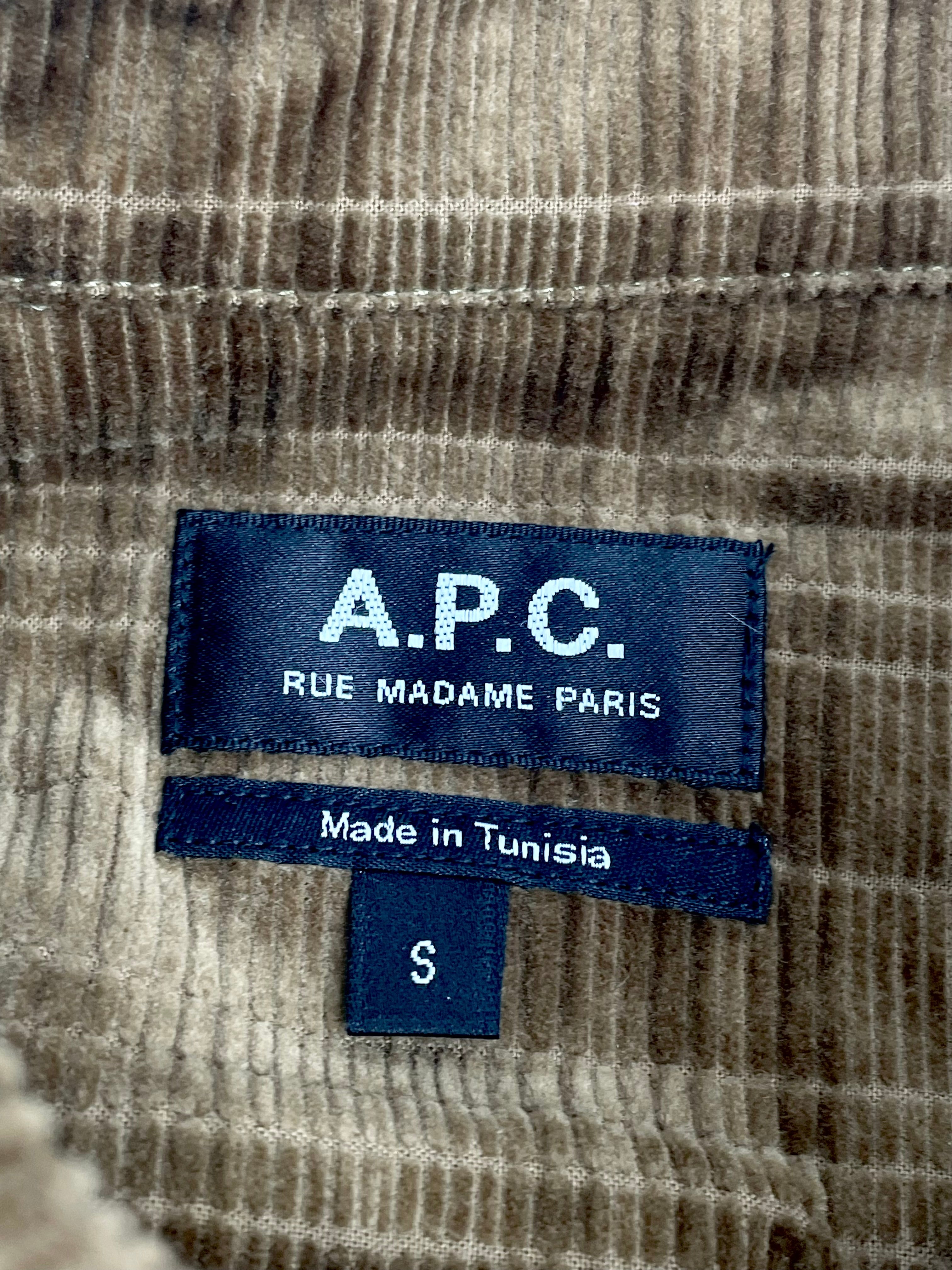 A.P.C. Rue Madame Paris Corduroy Shirt - AU8/10