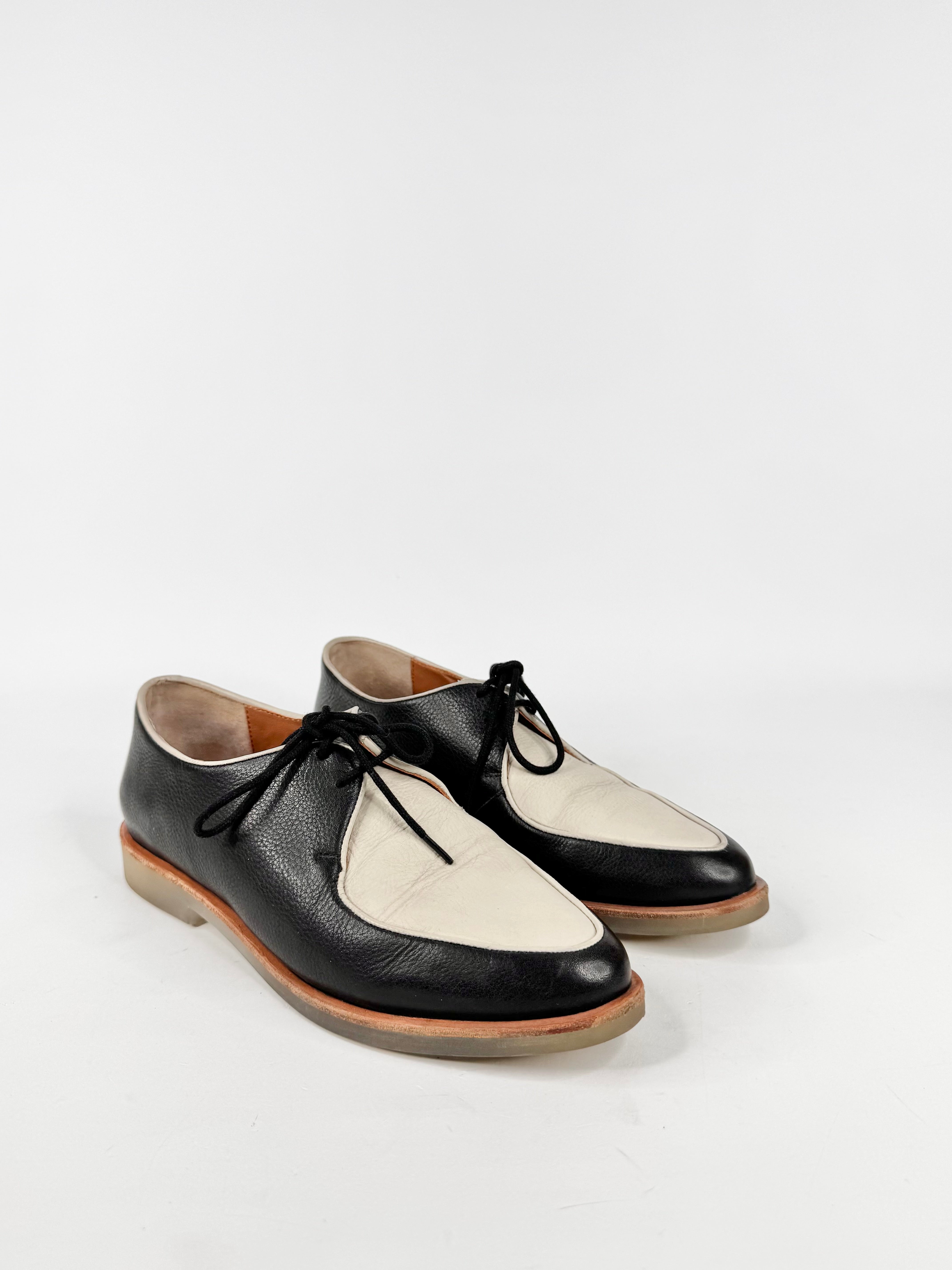 Elk Black & Cream Lace Ups - EU39