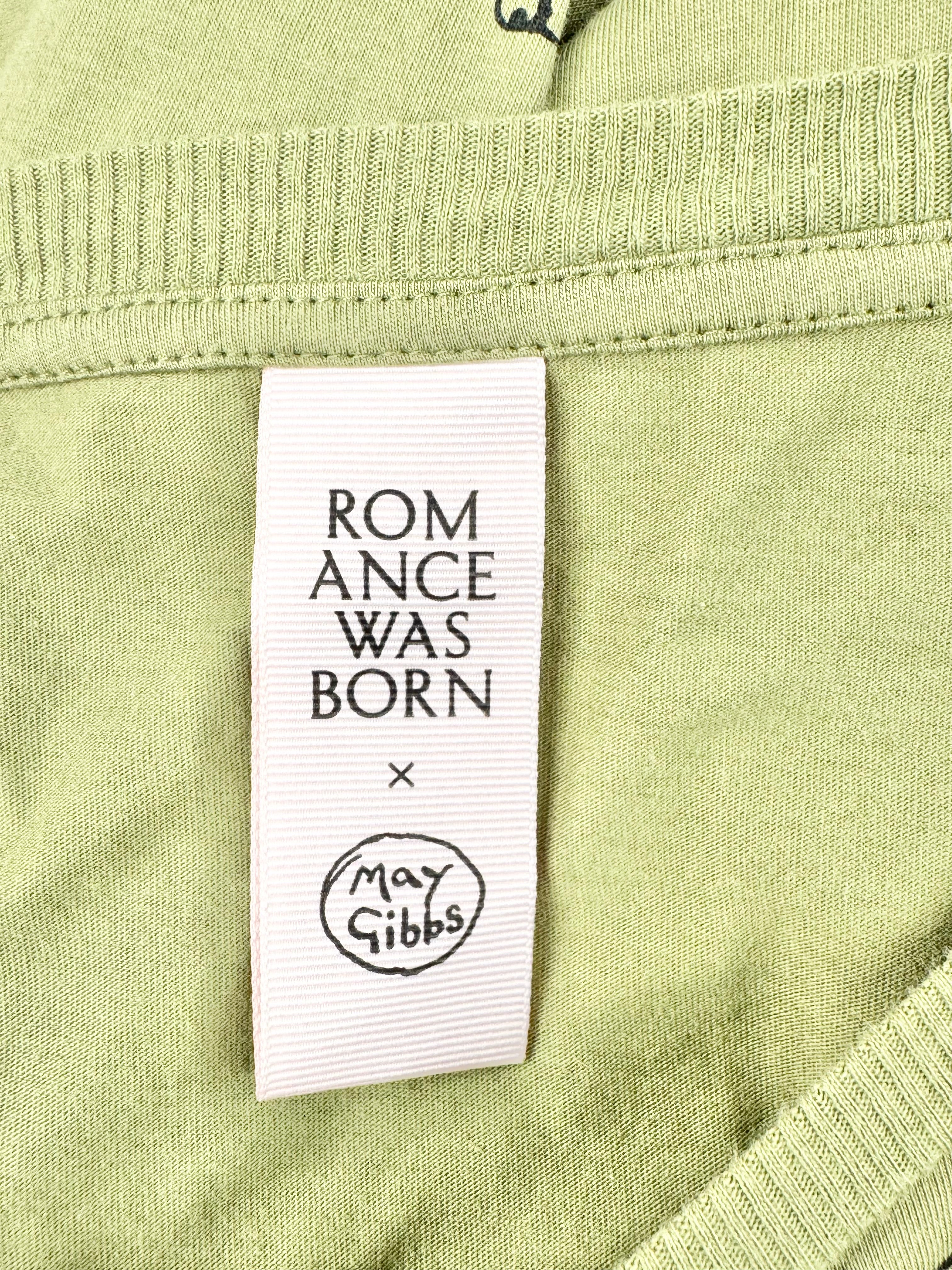 Romance was Born x May Gibbs Khaki Green Dress - AU16