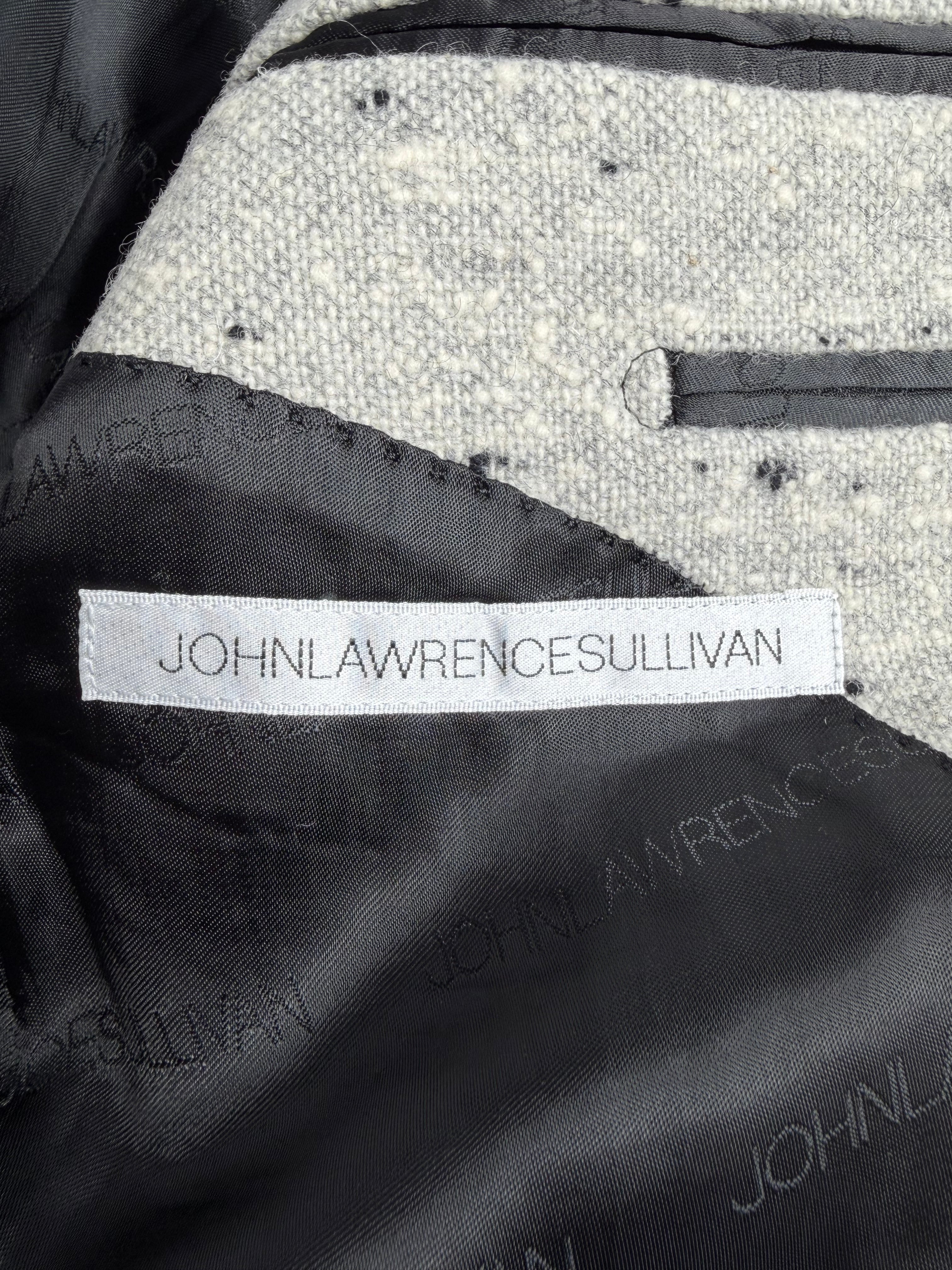 John Lawrence Sullivan Slim Fitted Tweed Blazer - 36