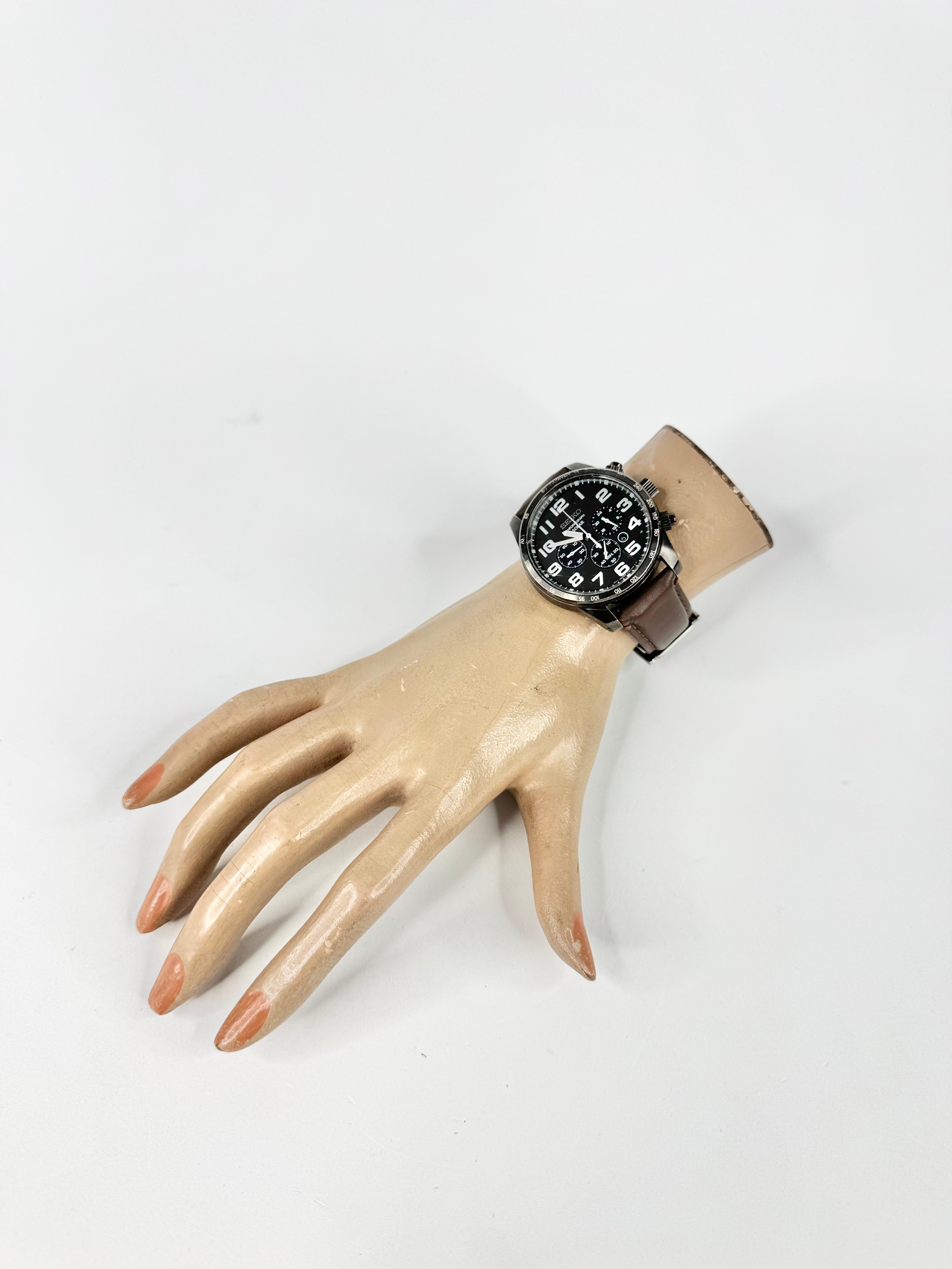 Seiko Core Solar Chronograph Watch