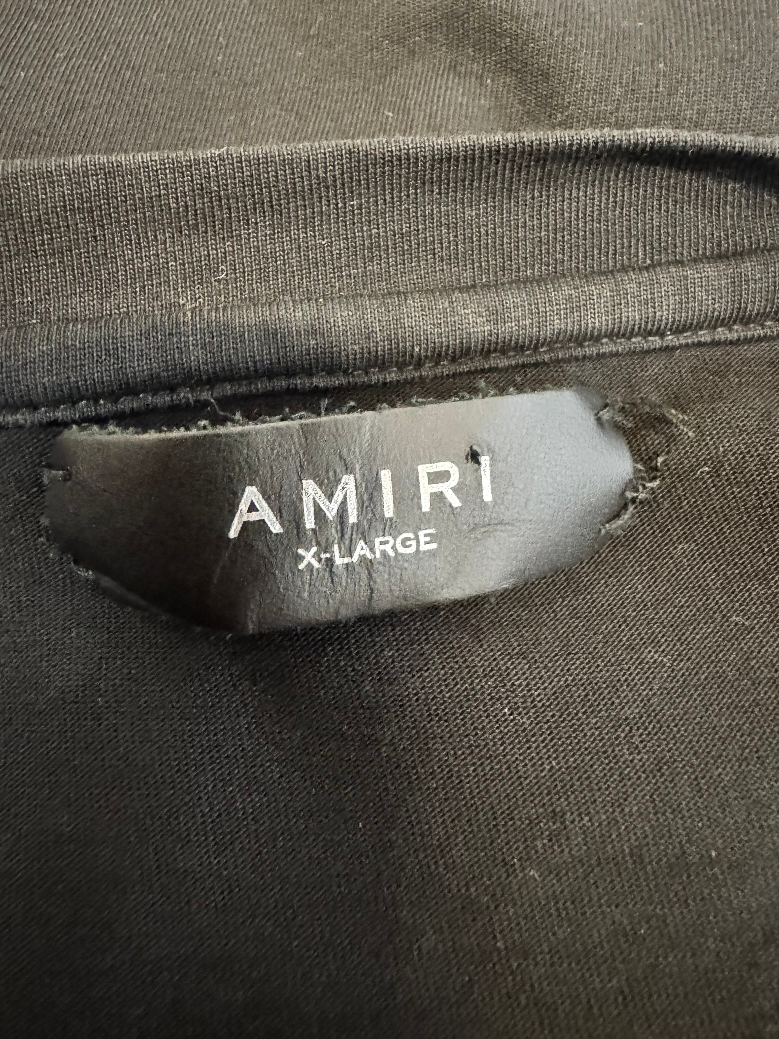 Amiri Black Crane Tshirt - XL