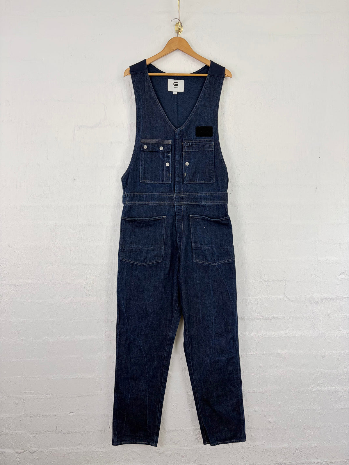 G-Star Raw Dark Denim Overalls - AU12/14