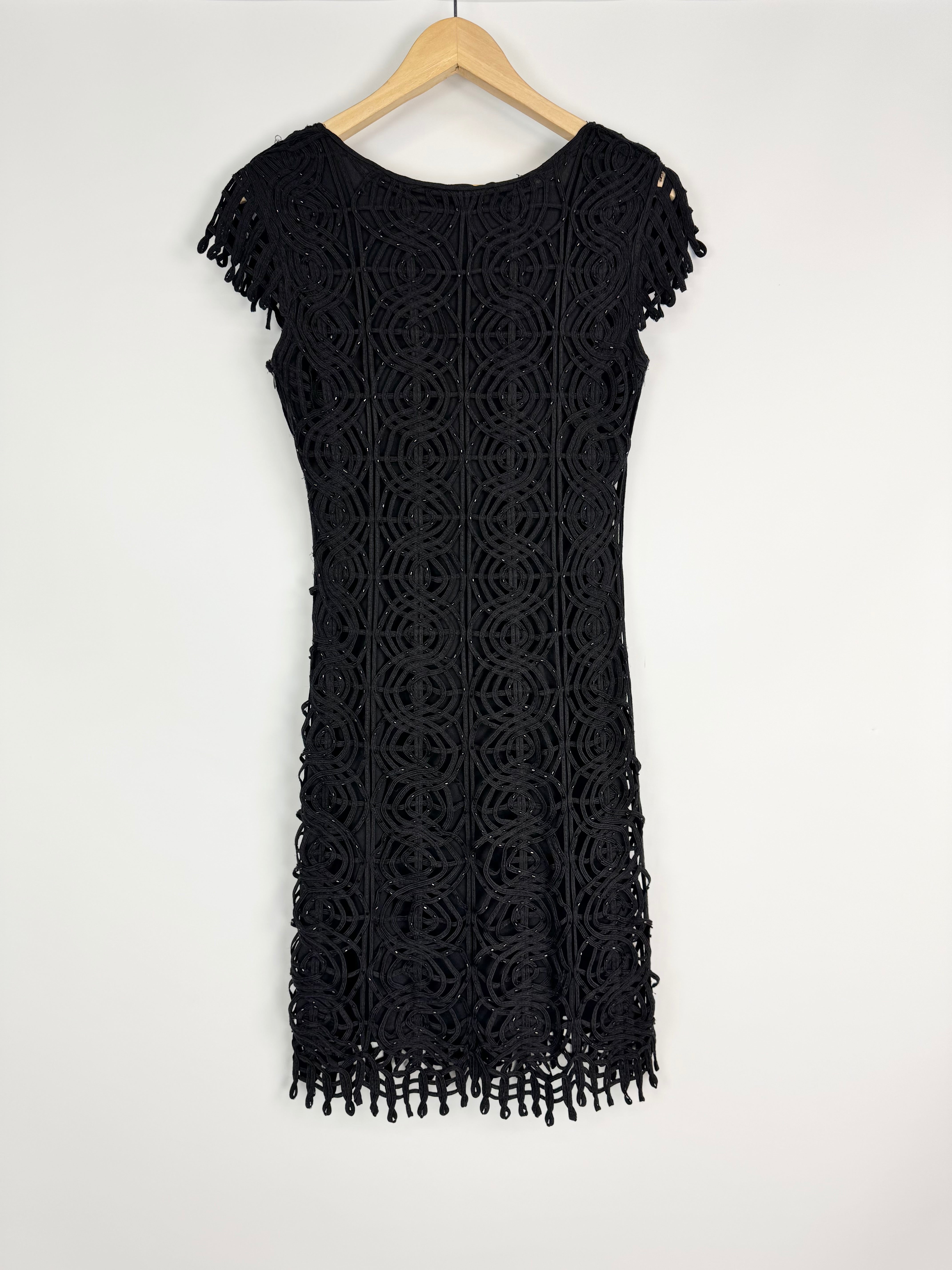John Cavill Rope Detail Black Shift - AU8