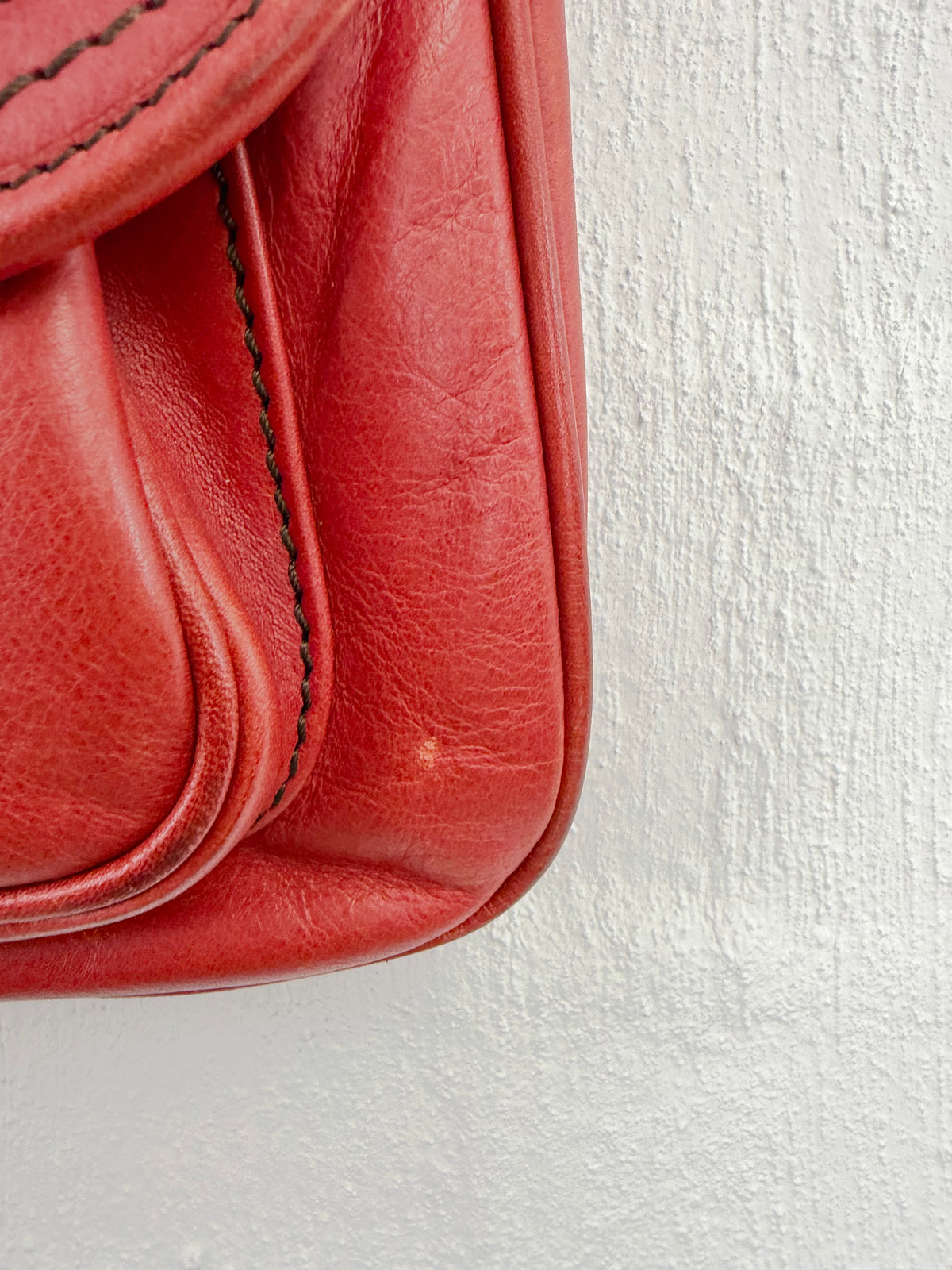 Oroton Muted Red Cross Body Bag