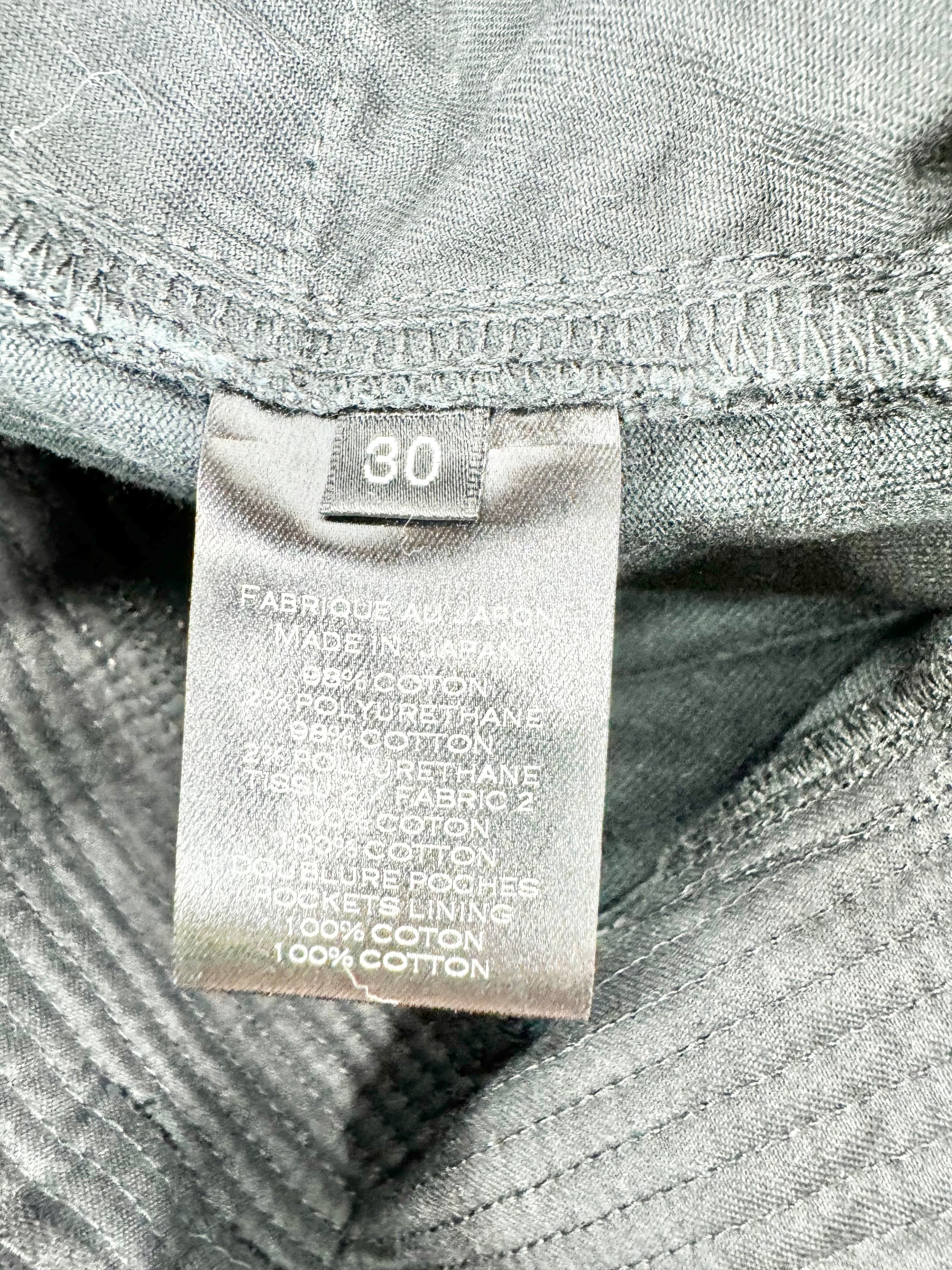 Balmain Black Moto Jeans - 30