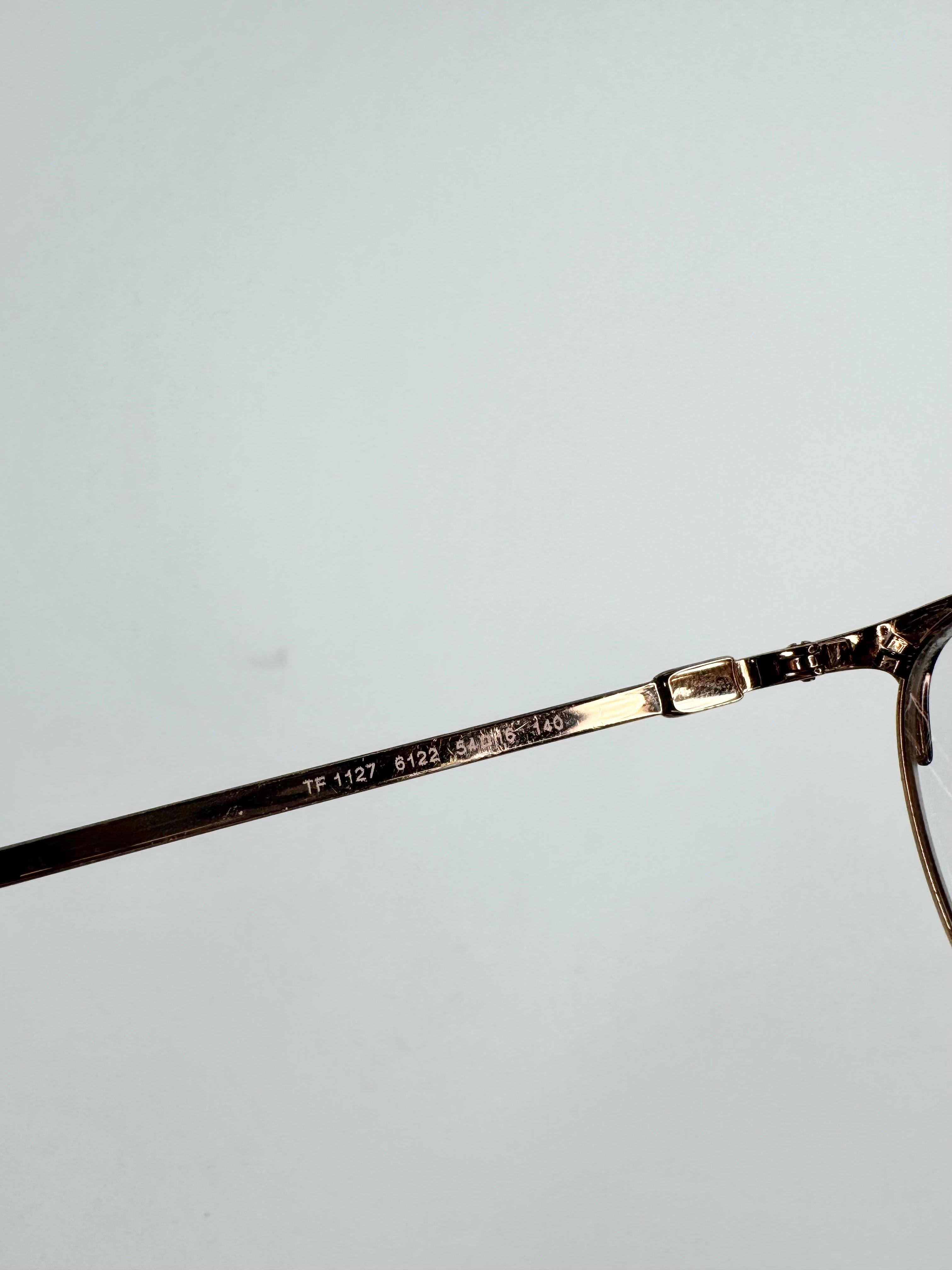 Tiffany & Co. Black & Gold 'TF1127 6122' Cat Eye Glasses