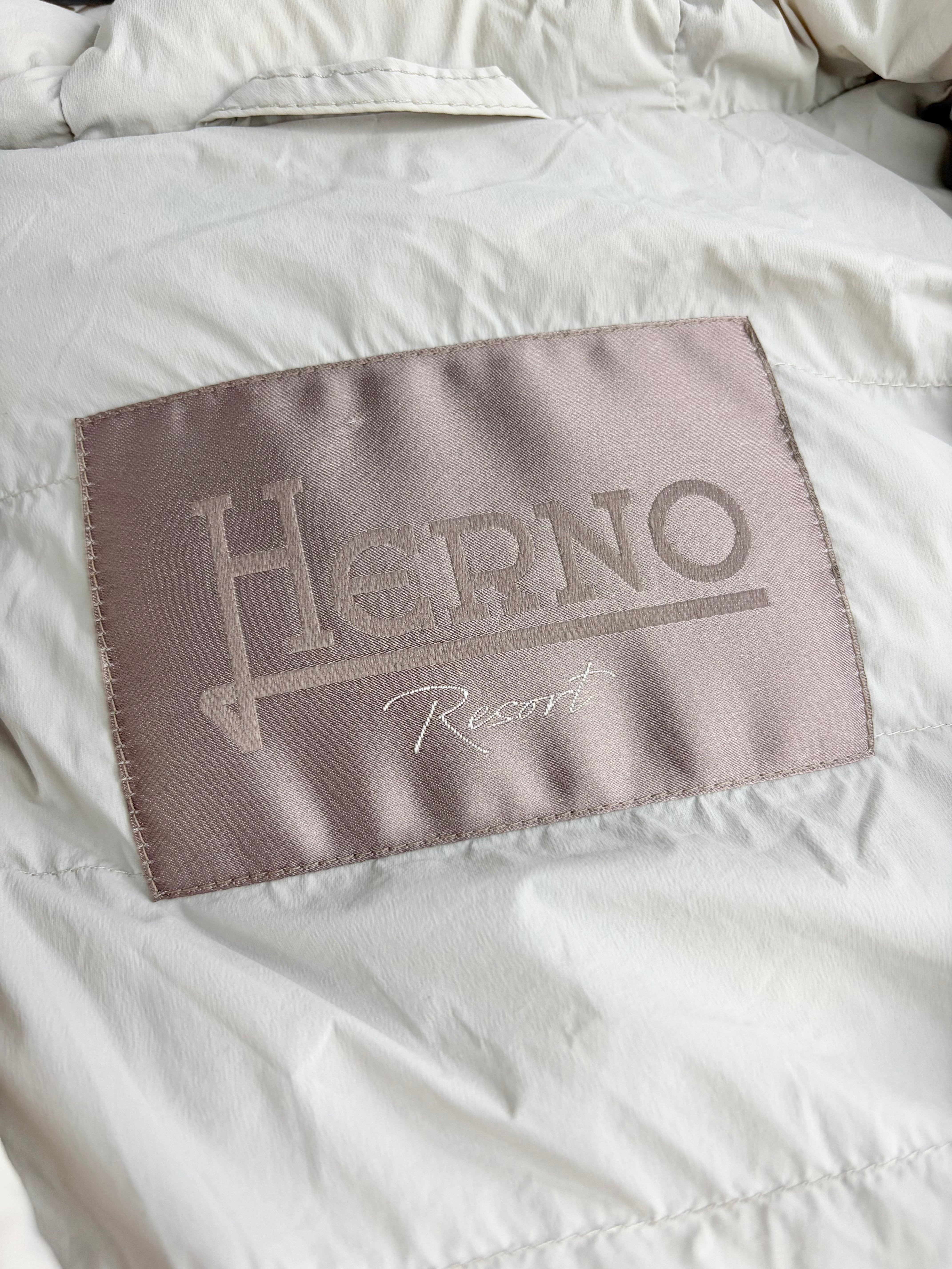Herno Resort Bone Packable Travel Puffer Jacket - AU12