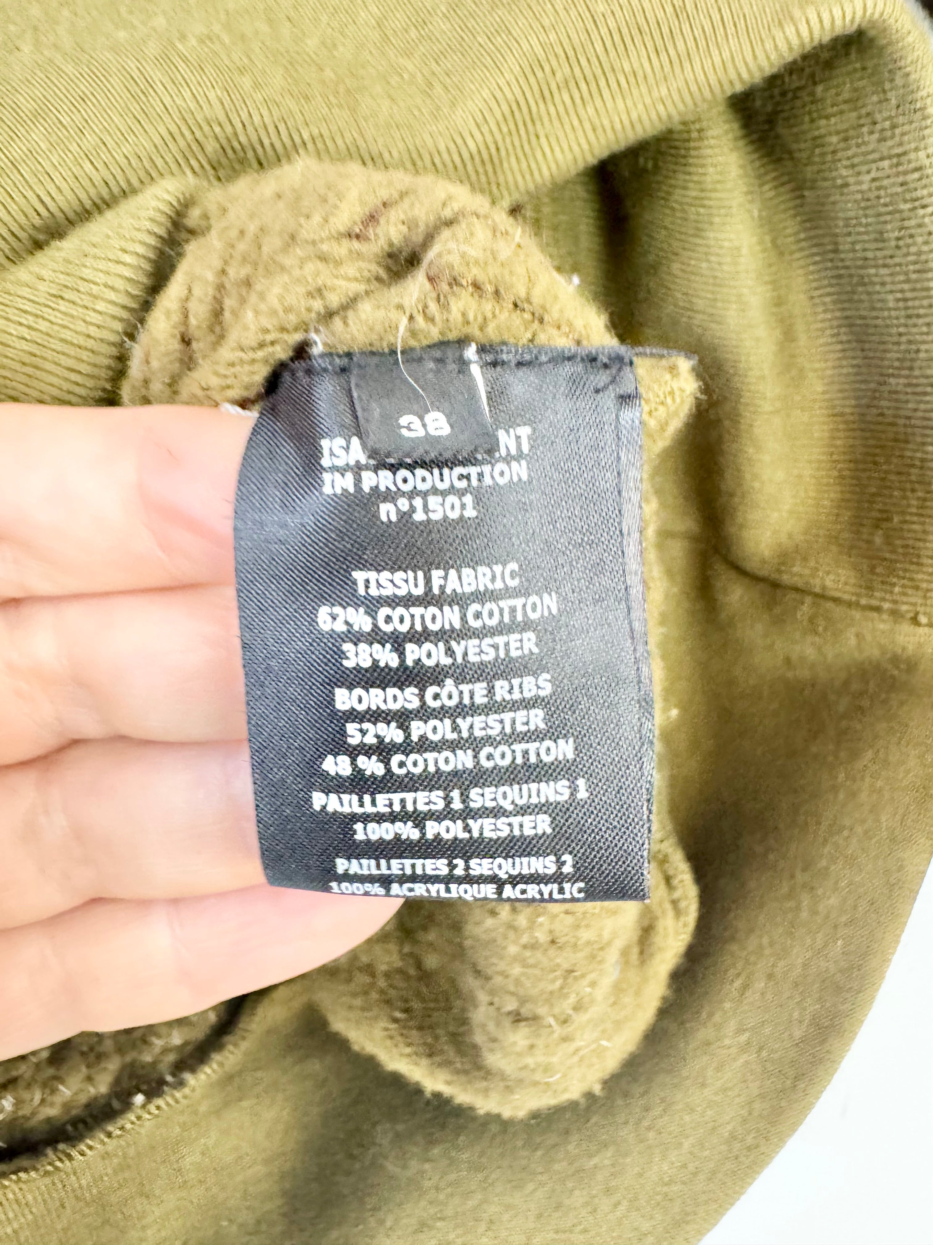 Isabel Marant Camo 'Hamilton' Sequin Sweatshirt - AU10