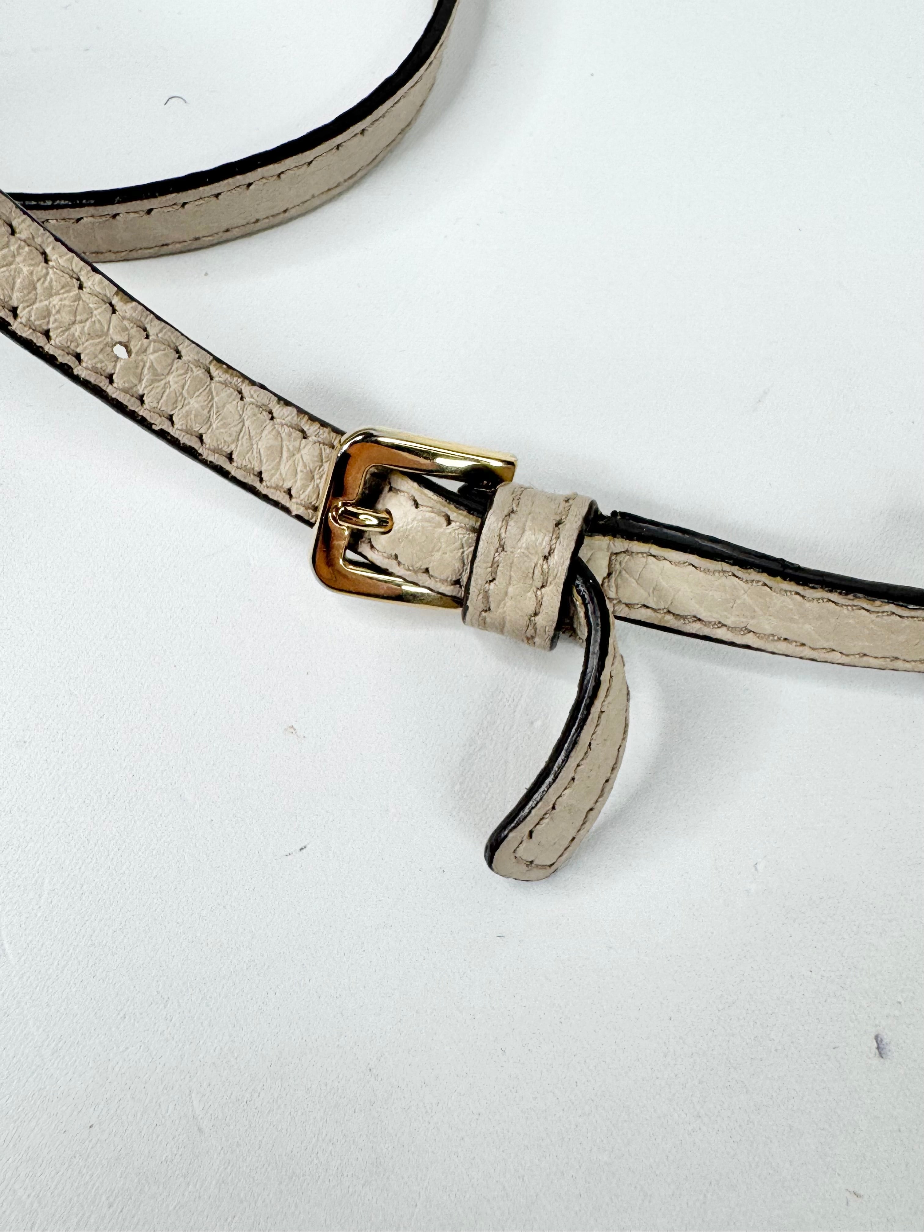 Furla Cement Leather Cross Body Bag