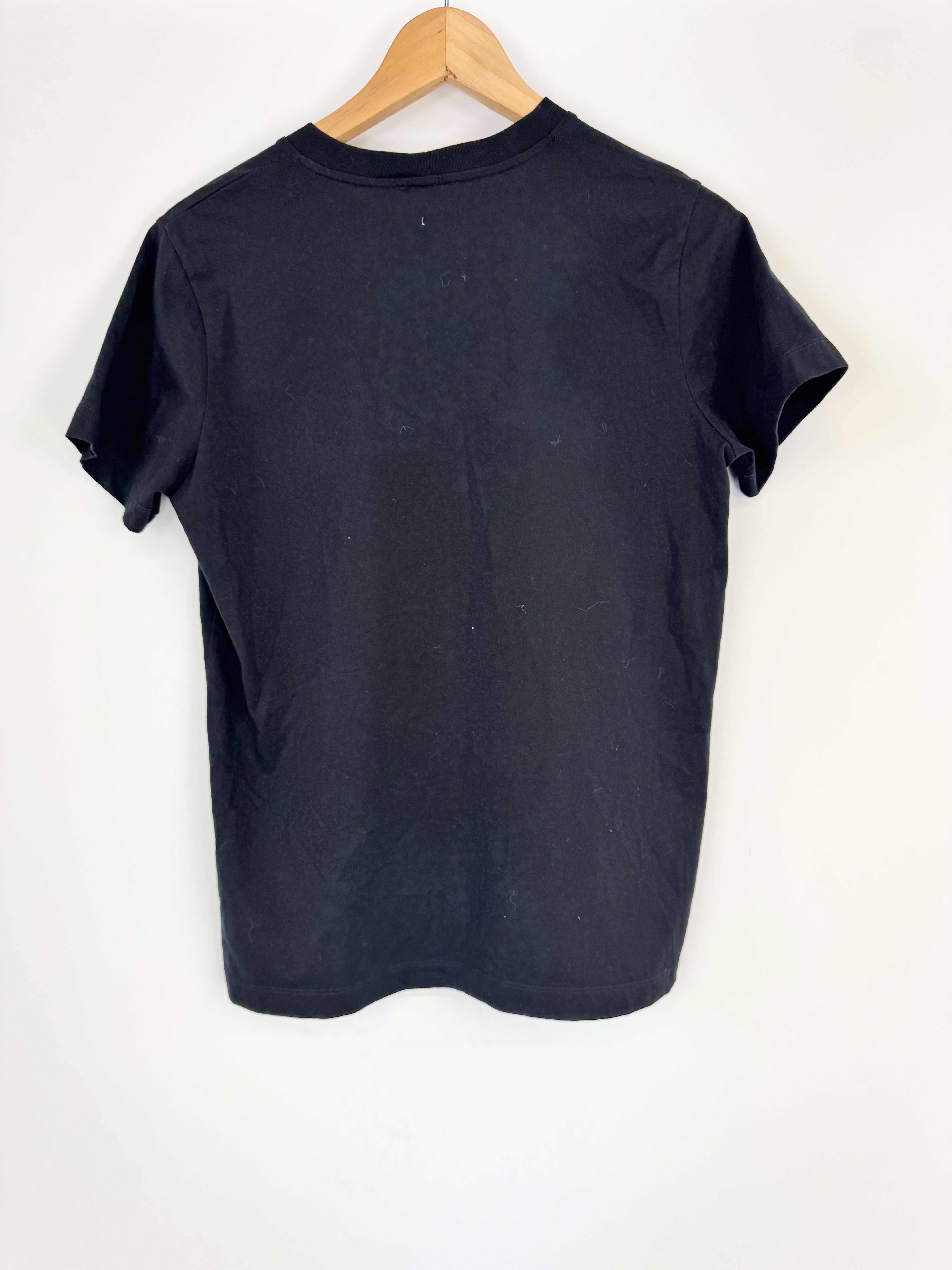 Sandro Black 'Nevada Watch Your Magic Grow' Embroidered T-Shirt - AU10