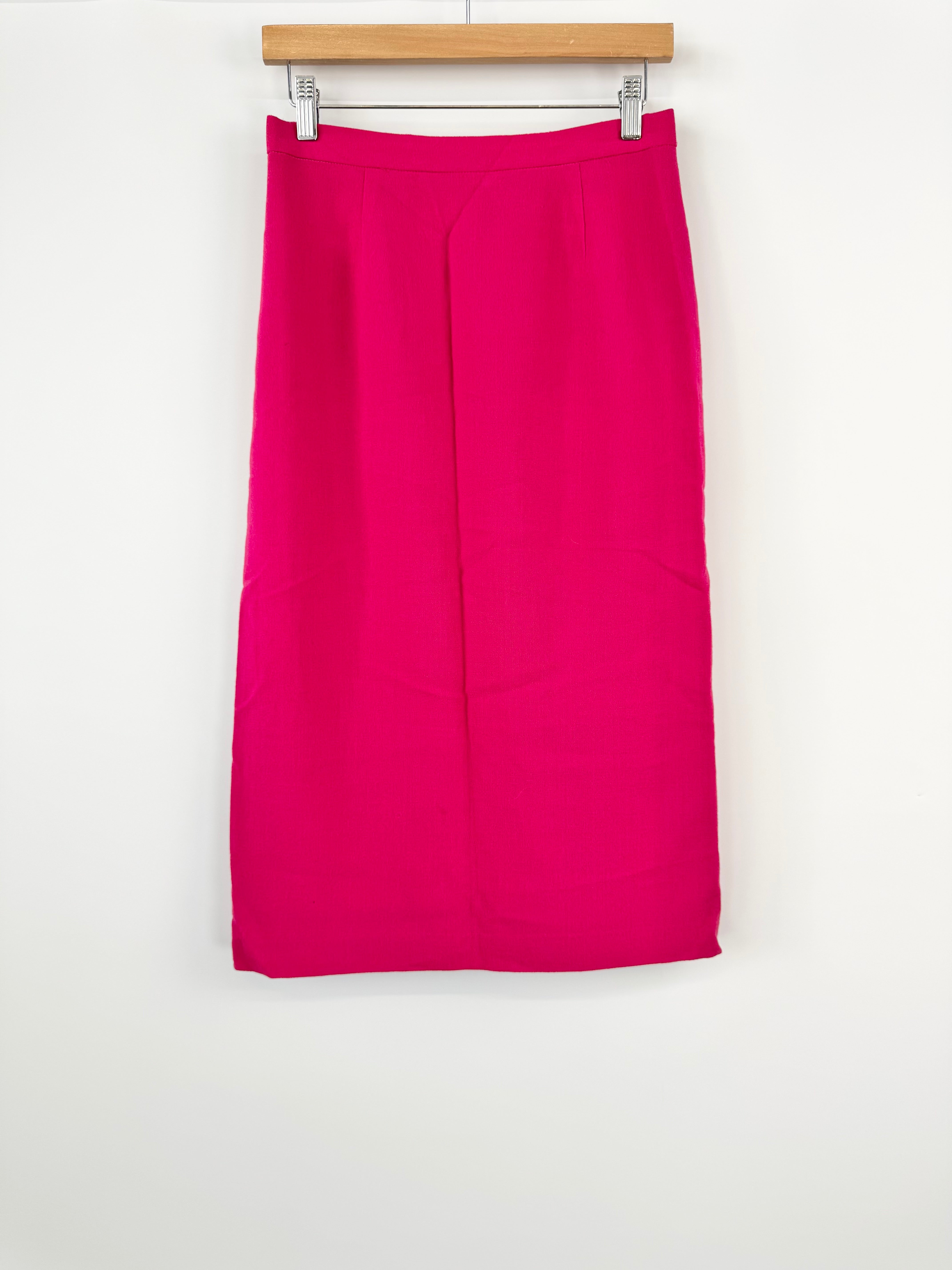 Flirt Hot Pink Vintage Pencil Skirt - AU12