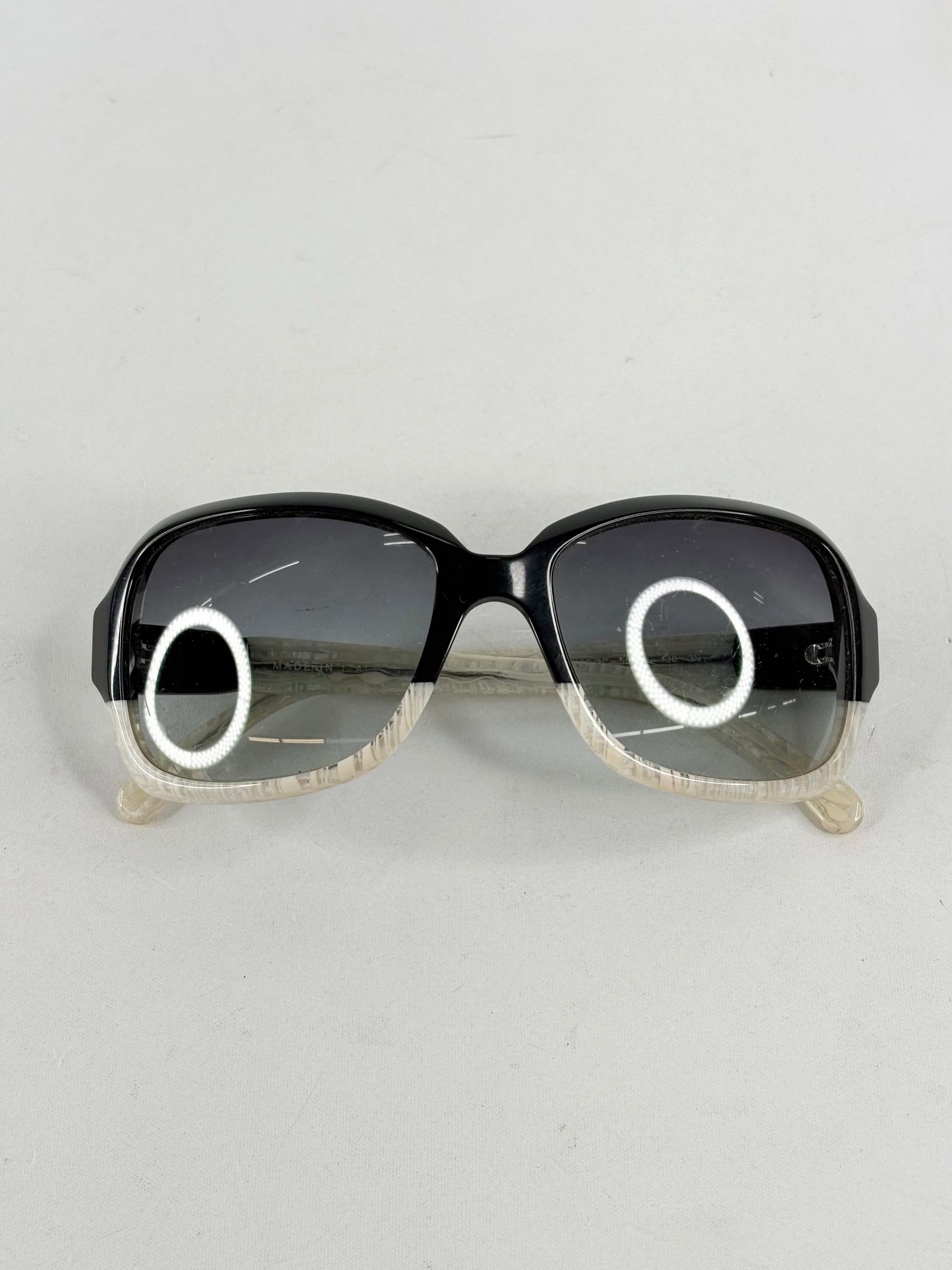 Chanel 5177 CC-Logo Black & White Sunglasses