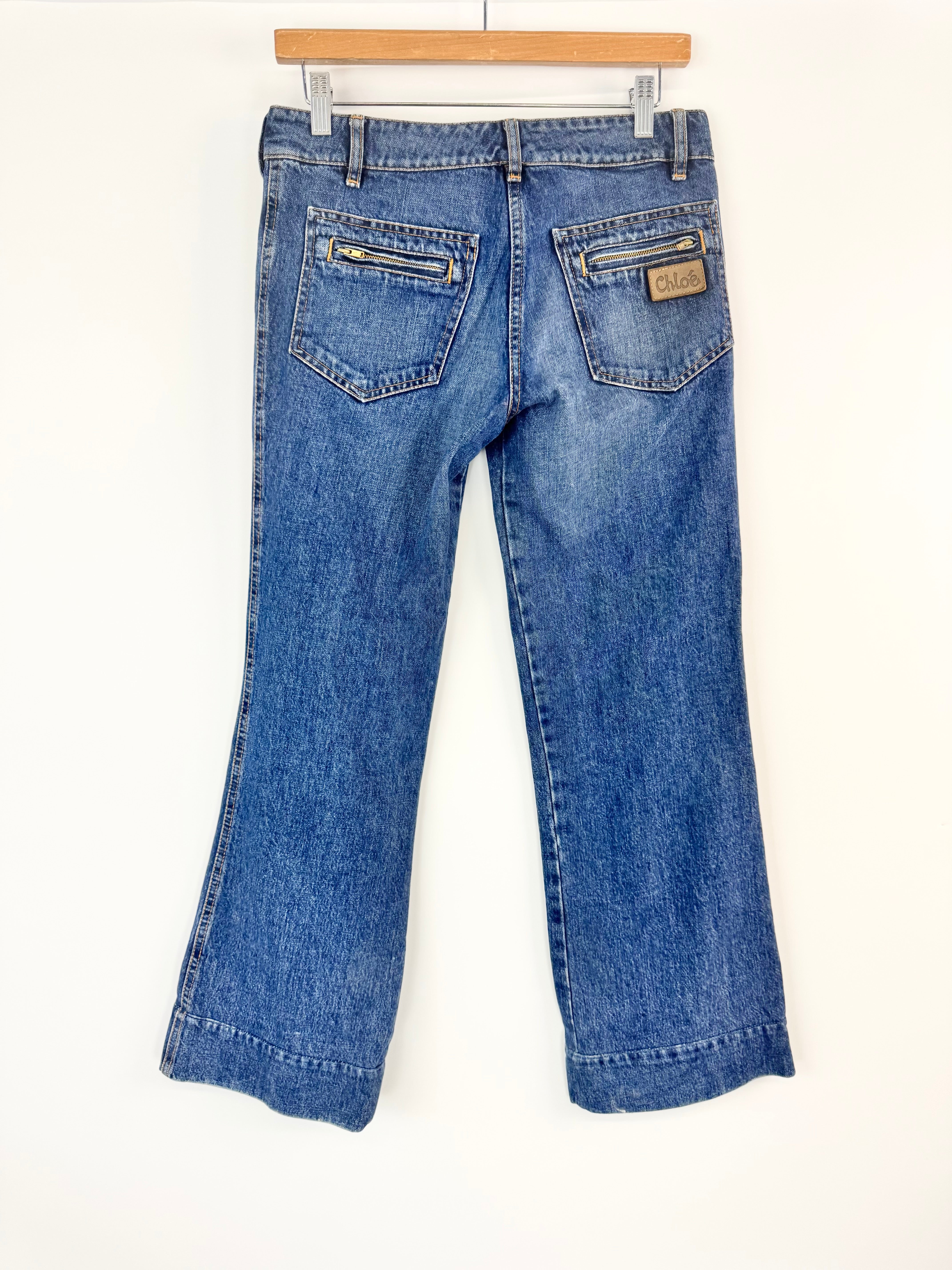 Chloe 'Carbone' Low Rise Jeans - AU10