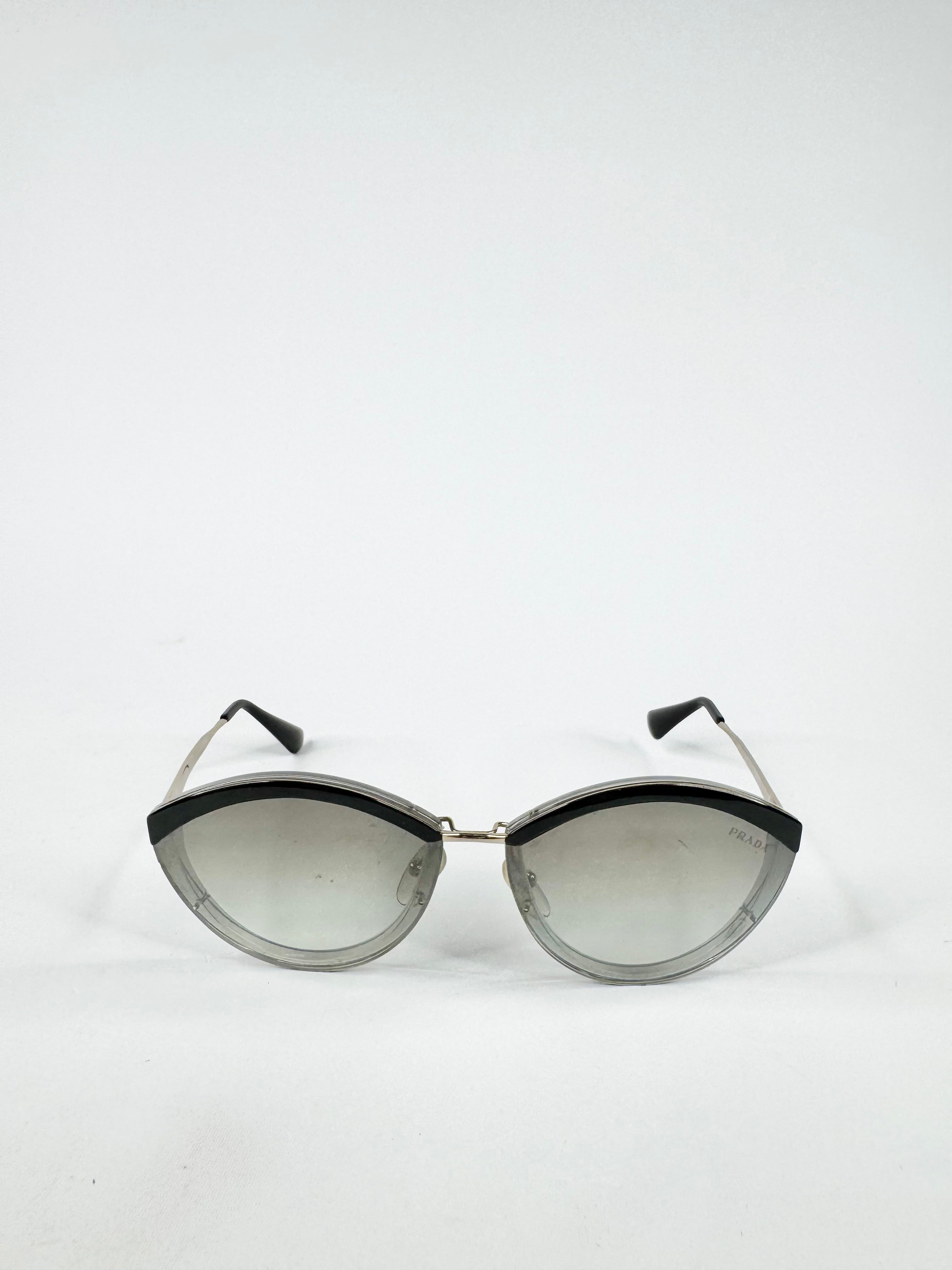 Prada Grey 'Cinema Catwalk' Cat Eye Sunglasses