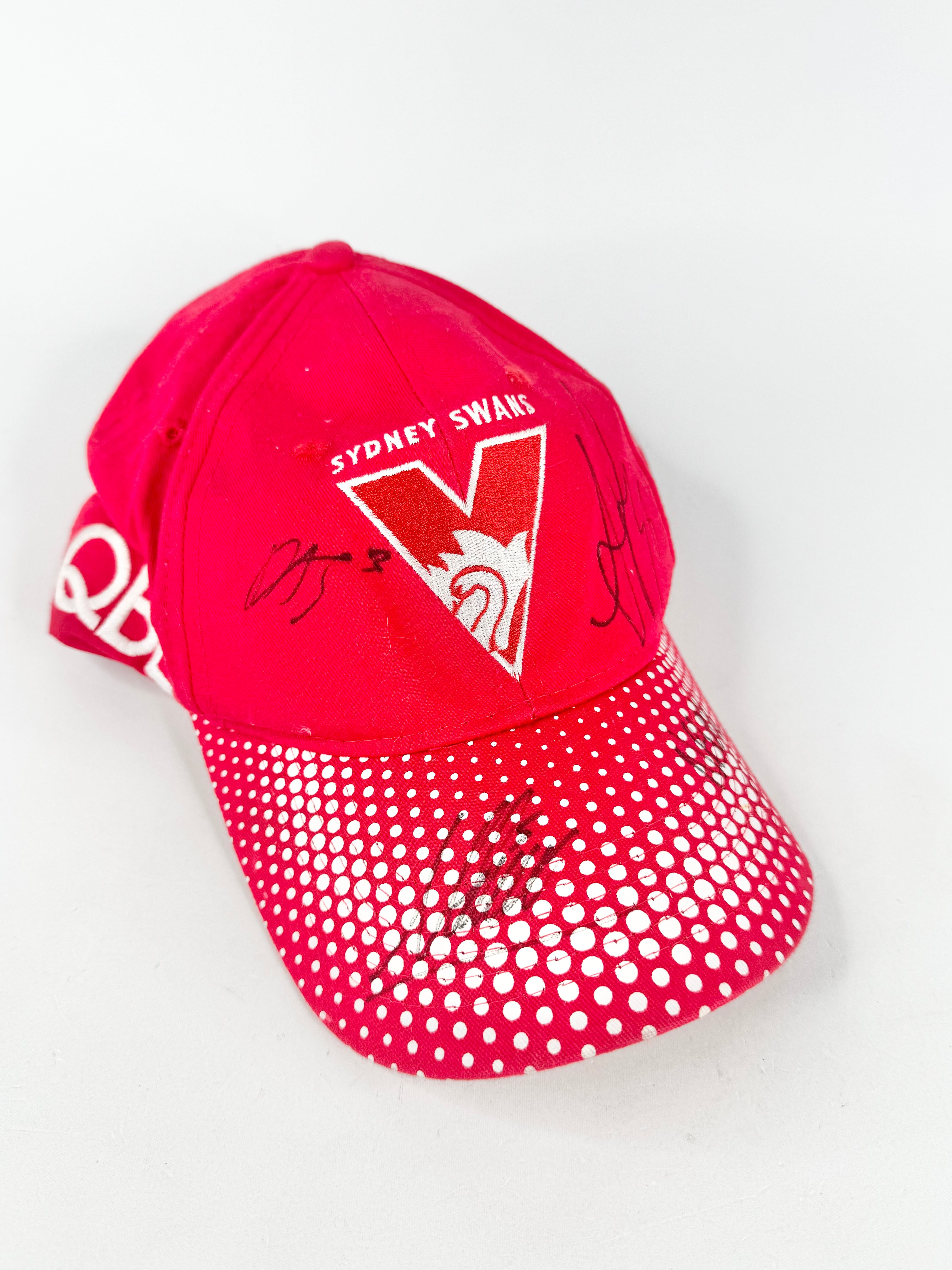 Sydney Swans Red Autographed Cap