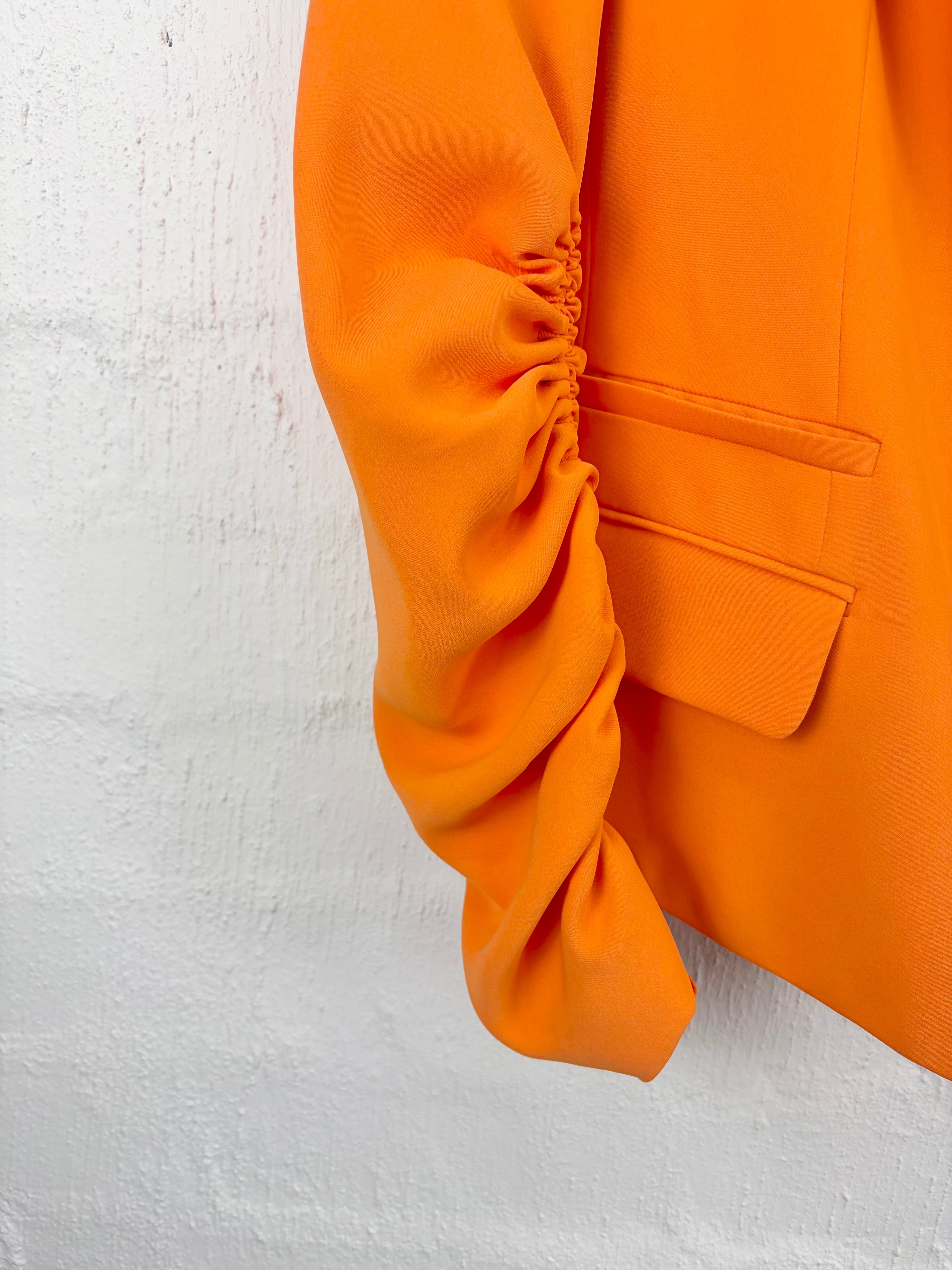 Versace Collection Spring/Summer 2011 Mandarin Ruched Sleeve Blazer - AU12