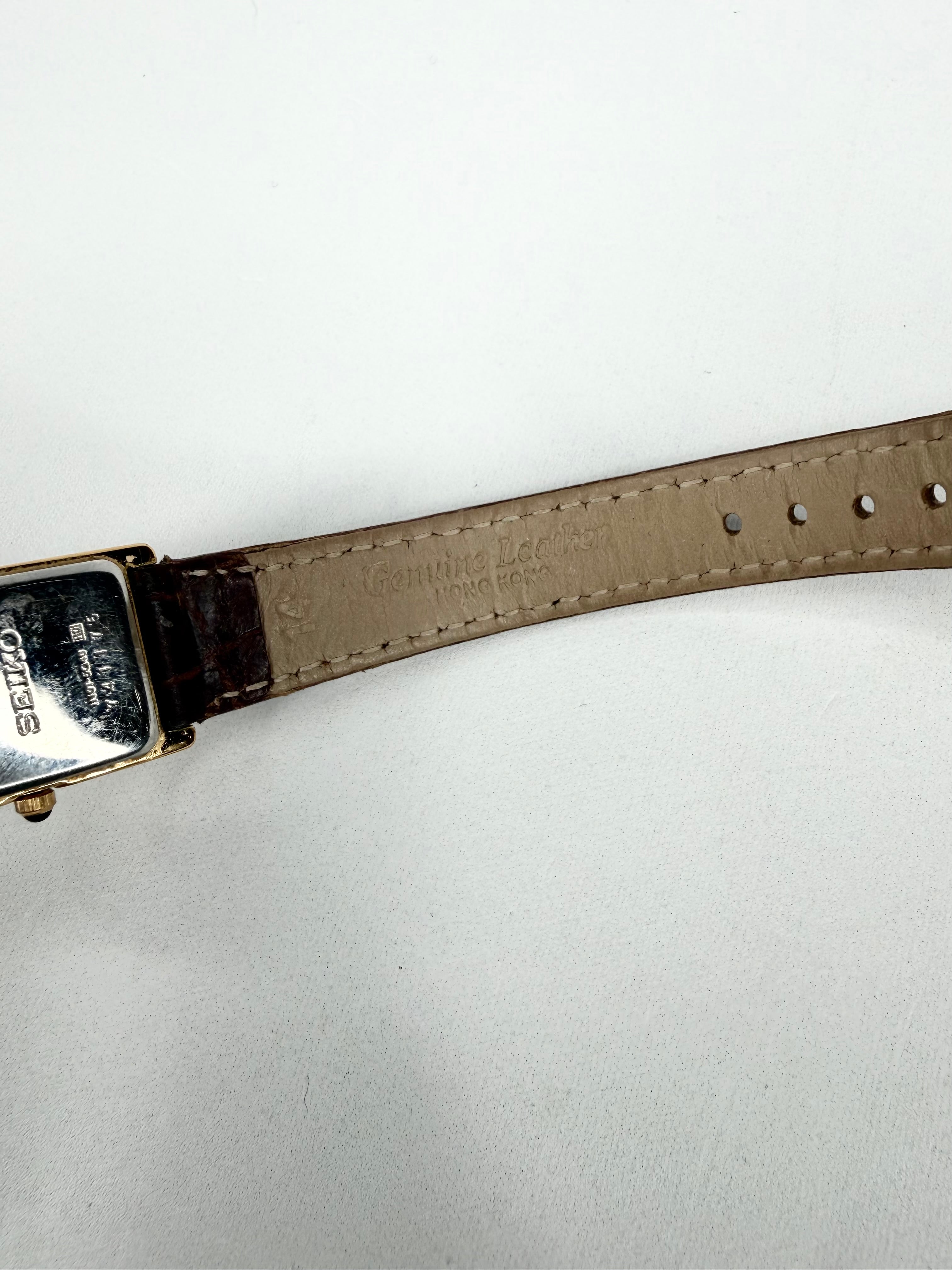 Seiko 1N01-5G40 Quartz Movement Roman Numeral Square Watch