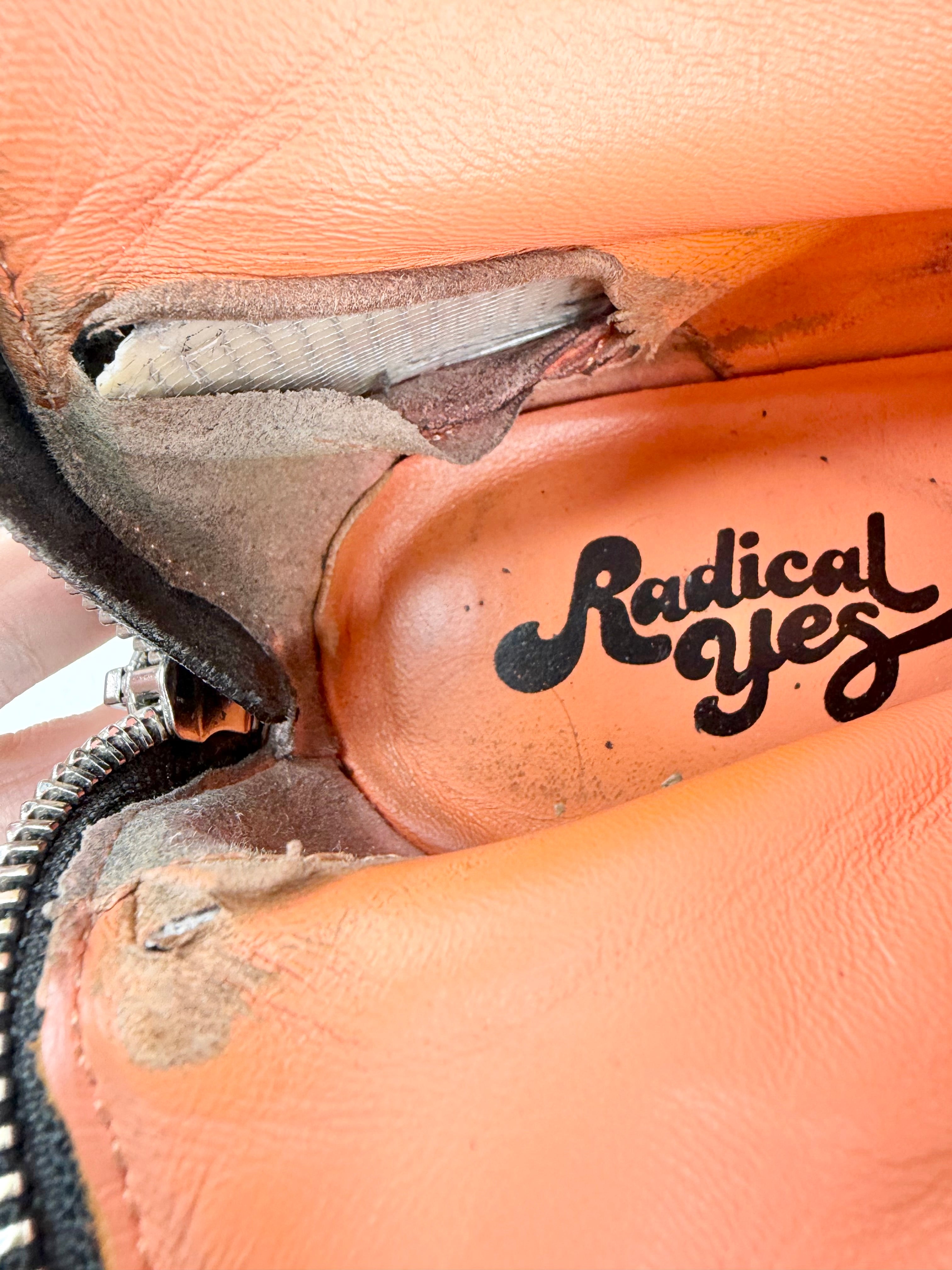 Radical Yes! Black Square Toe Boot with White Contrast Stitch - EU41