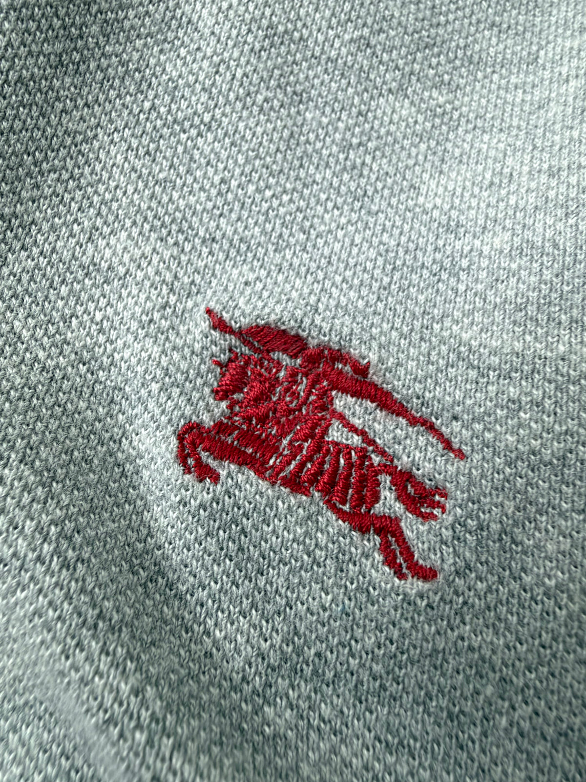 Burberry Brit Grey Short Sleeve Polo - S