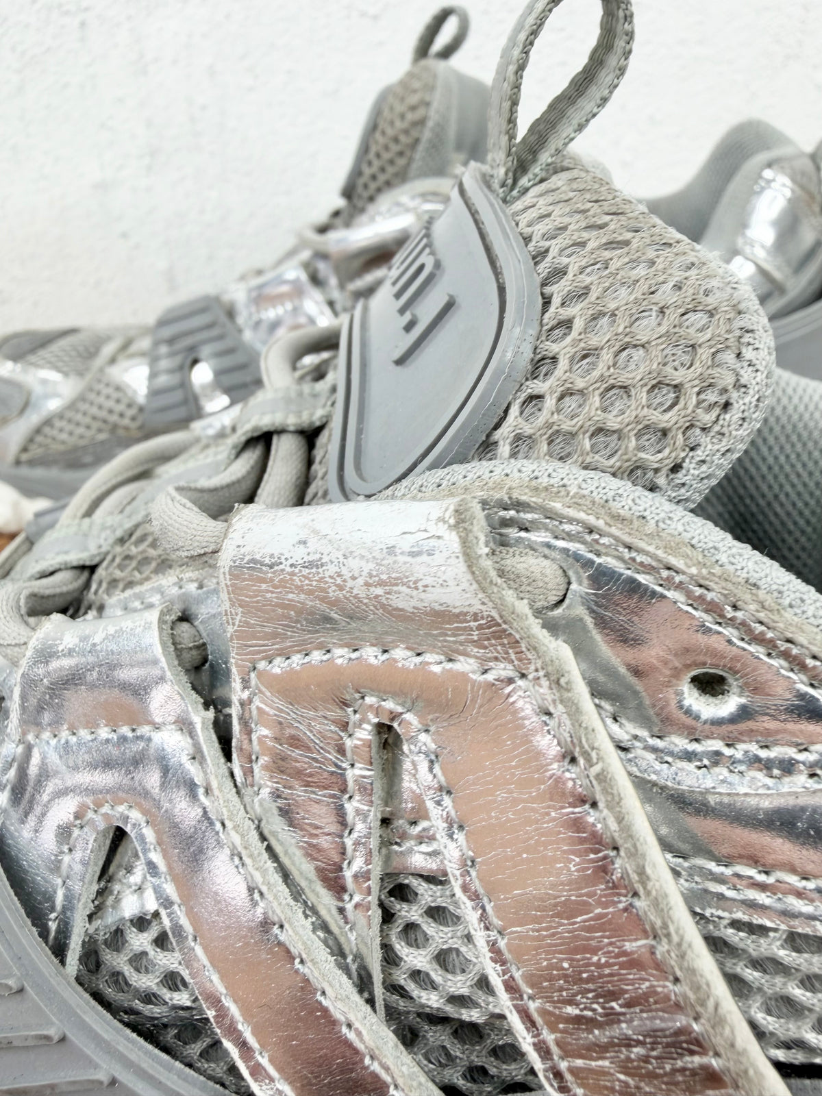 Juun. J 2019 Silver Strap Technical Sneakers - EU41