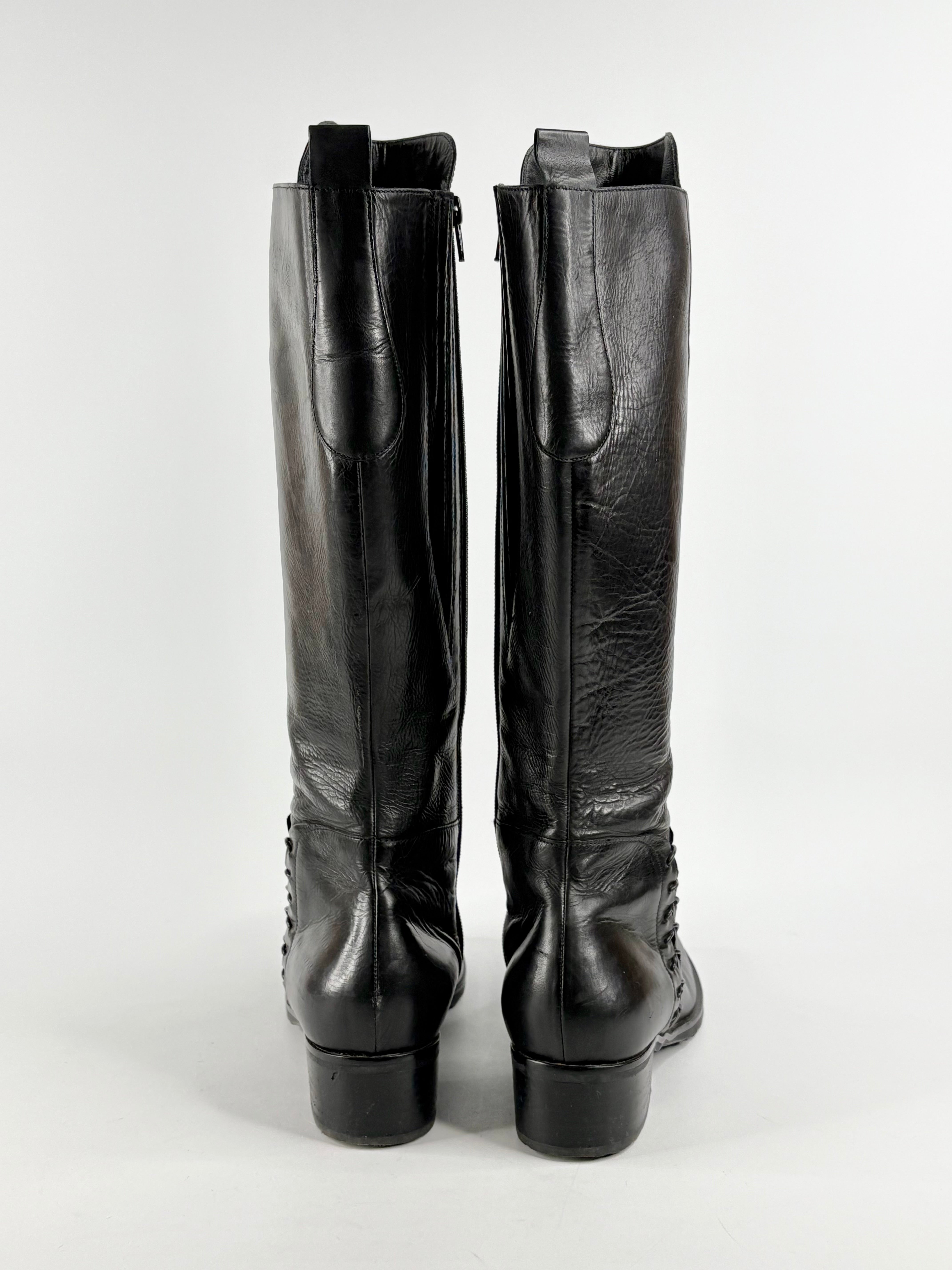 Högl Black Leather Riding Boots - EU39.5