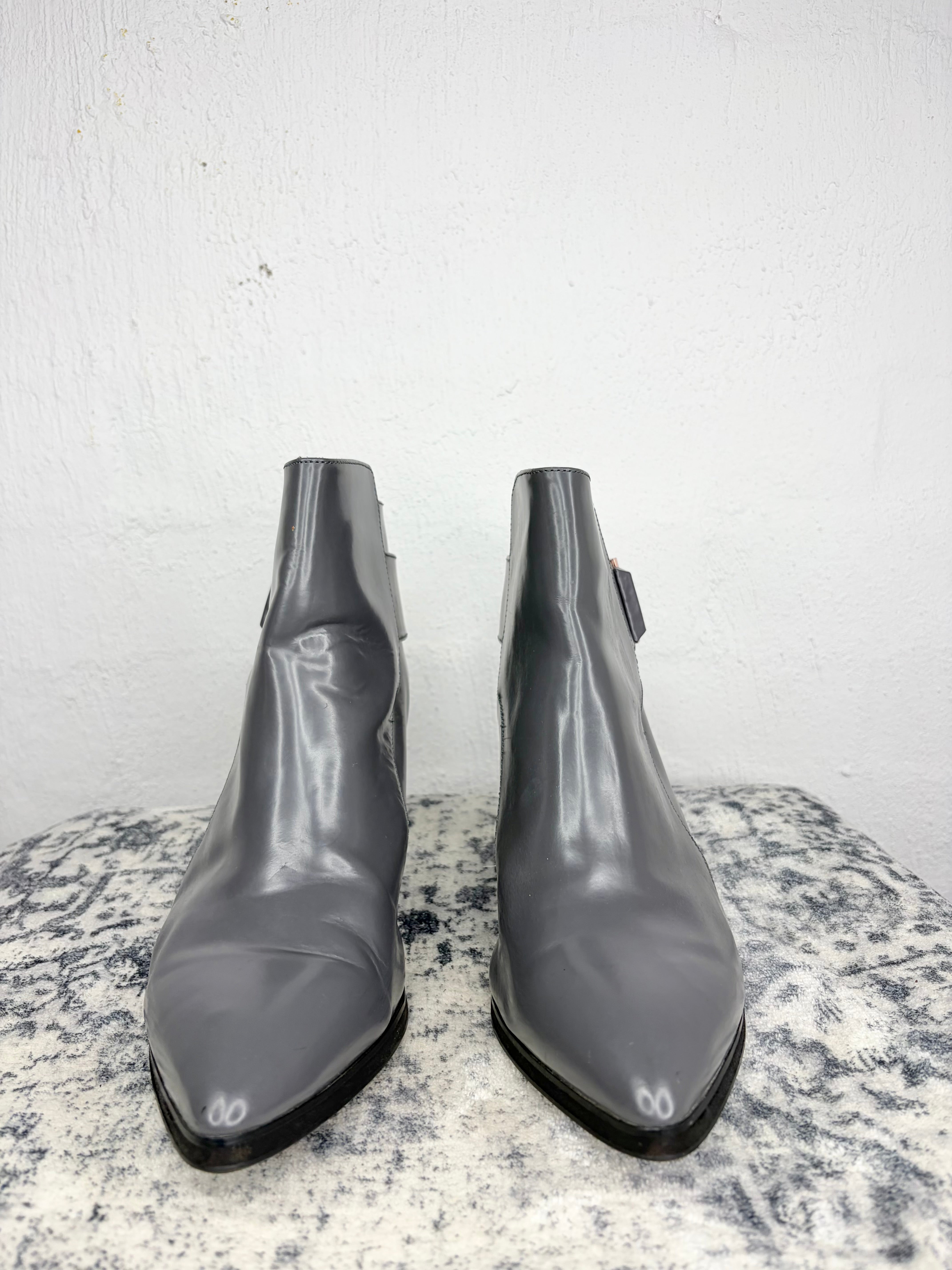 Ginger & Smart Thunderstorm Grey Ankle Boots - EU41