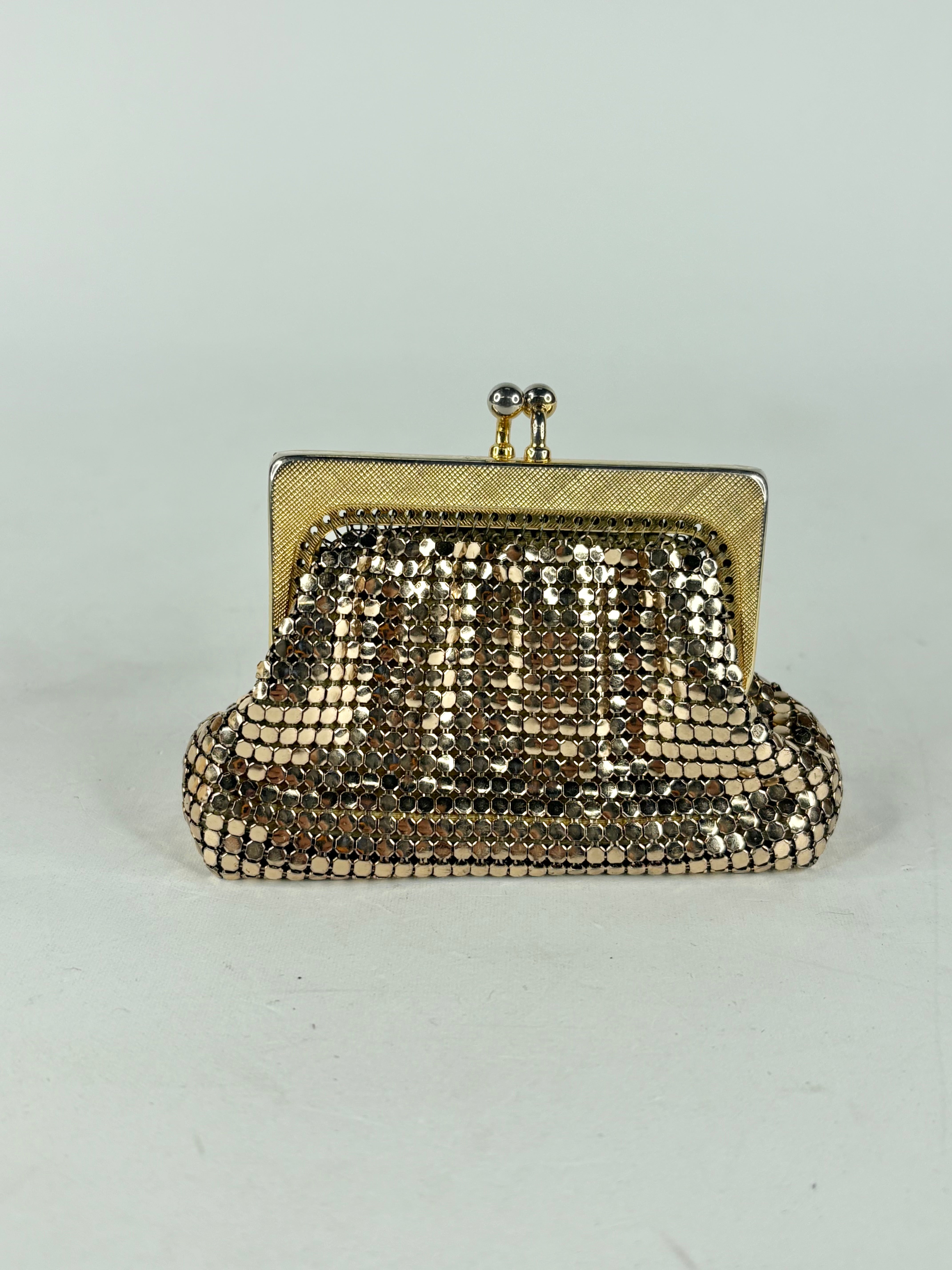 Vintage Glomesh Gold Mini Coin Pouch