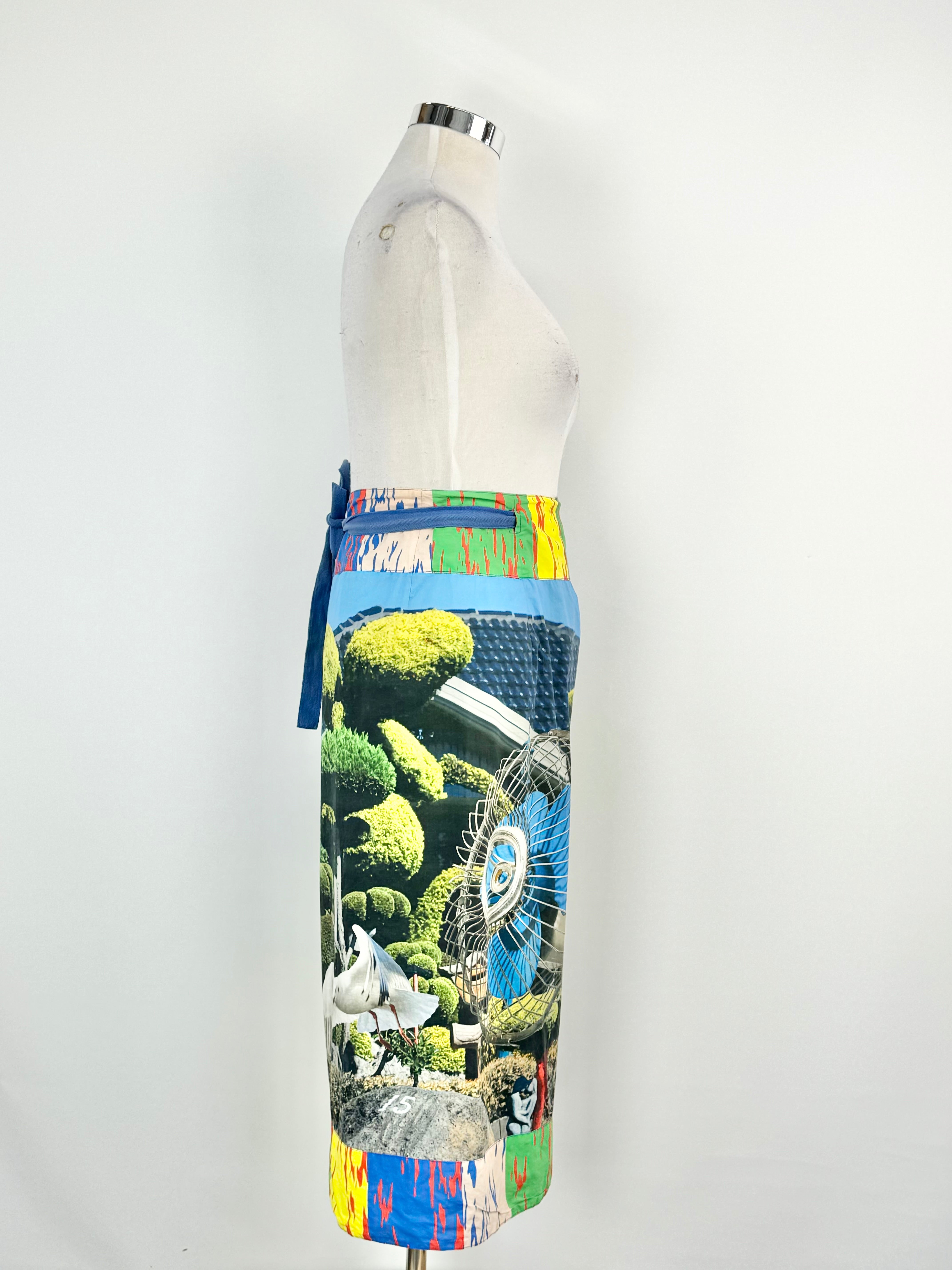 Verner Handsome Seagull Sarong Style Skirt - AU10/12