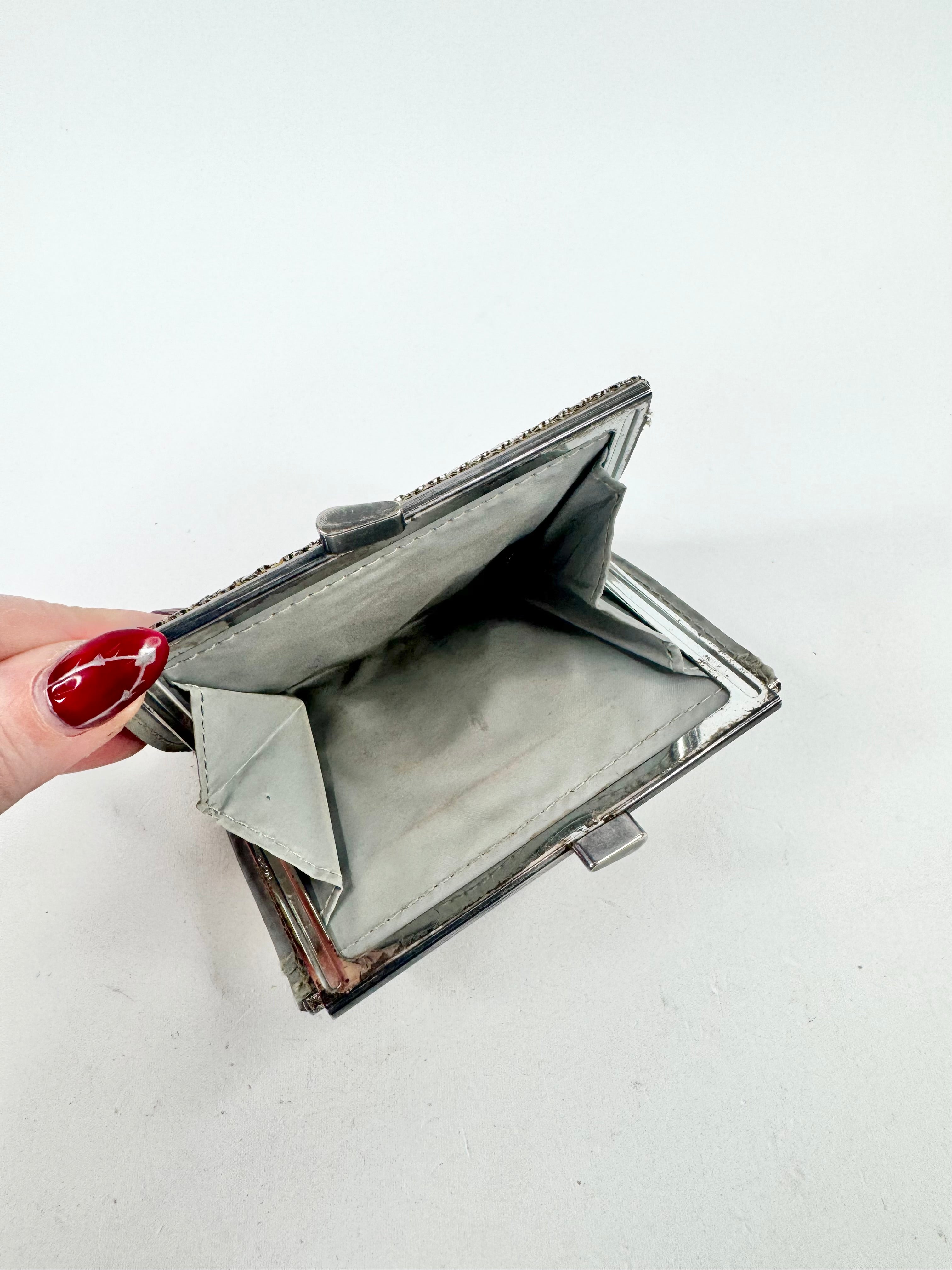 Vintage Oroton Silver Metal Mesh Wallet