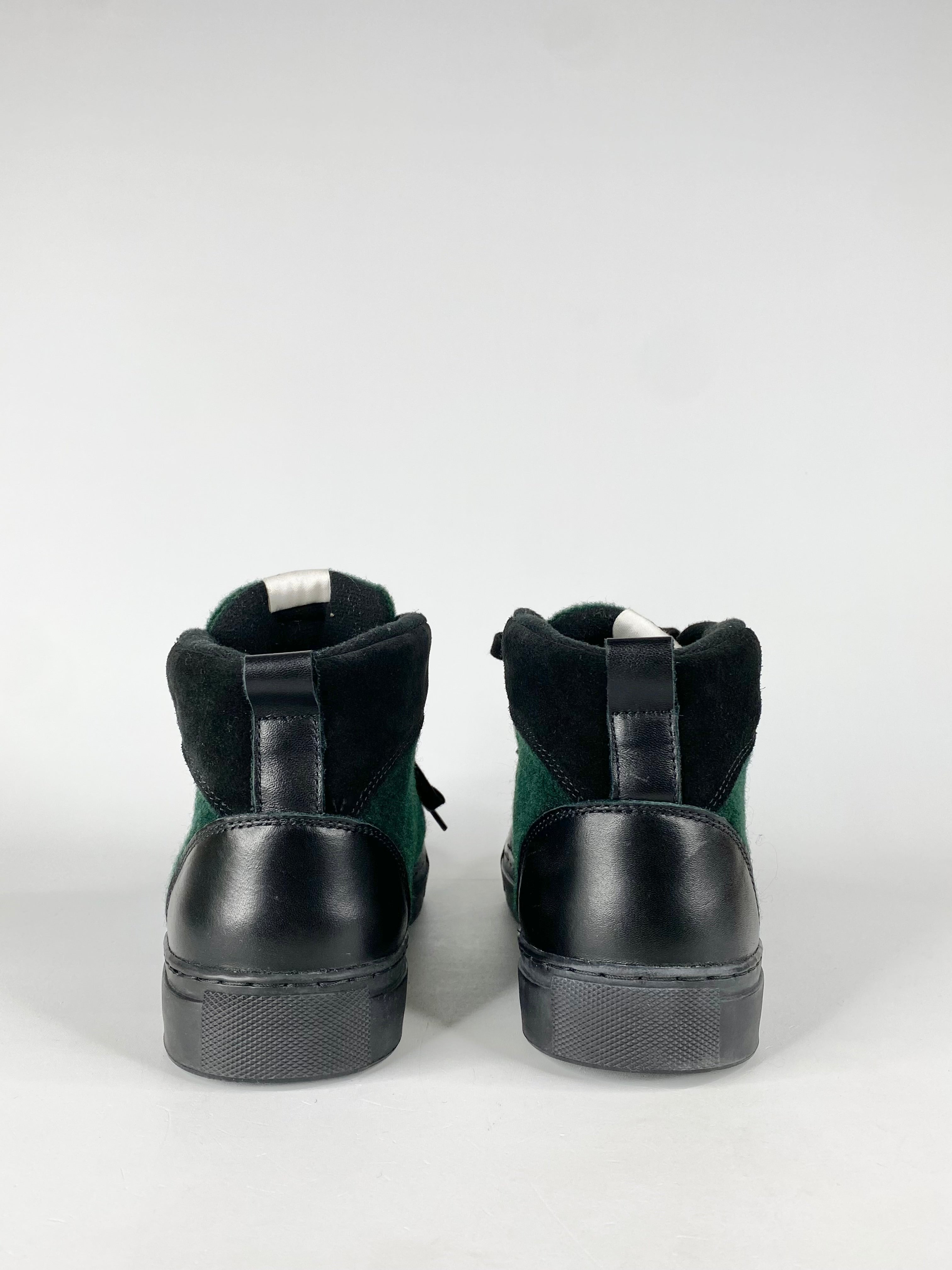 Vintage Adam Kimmel Forest Green High Top Sneakers EU43