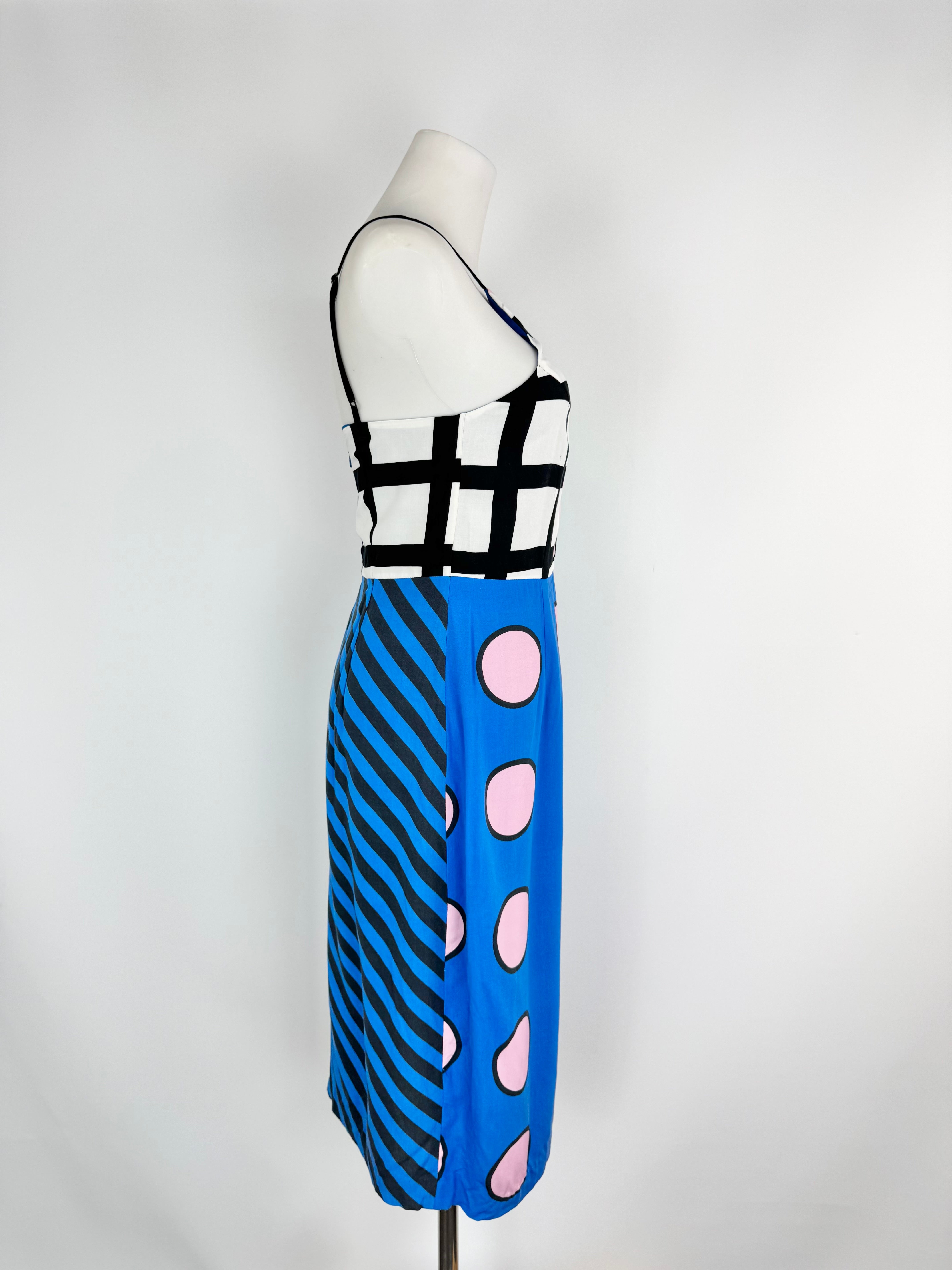 Gorman x Walala Blue Patterned Slip Dress - AU6