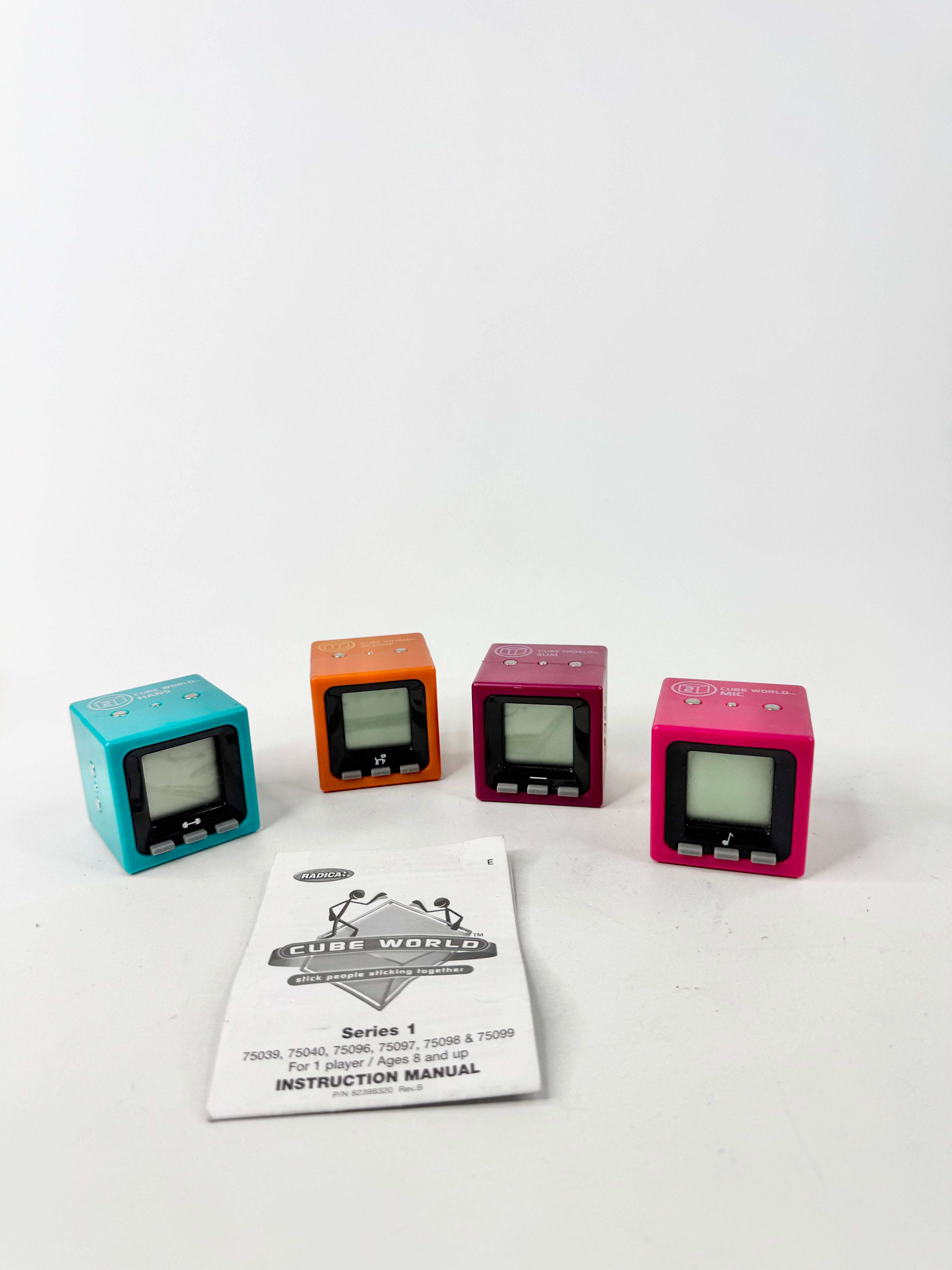 Radica Cube World Series 1 Set of 4