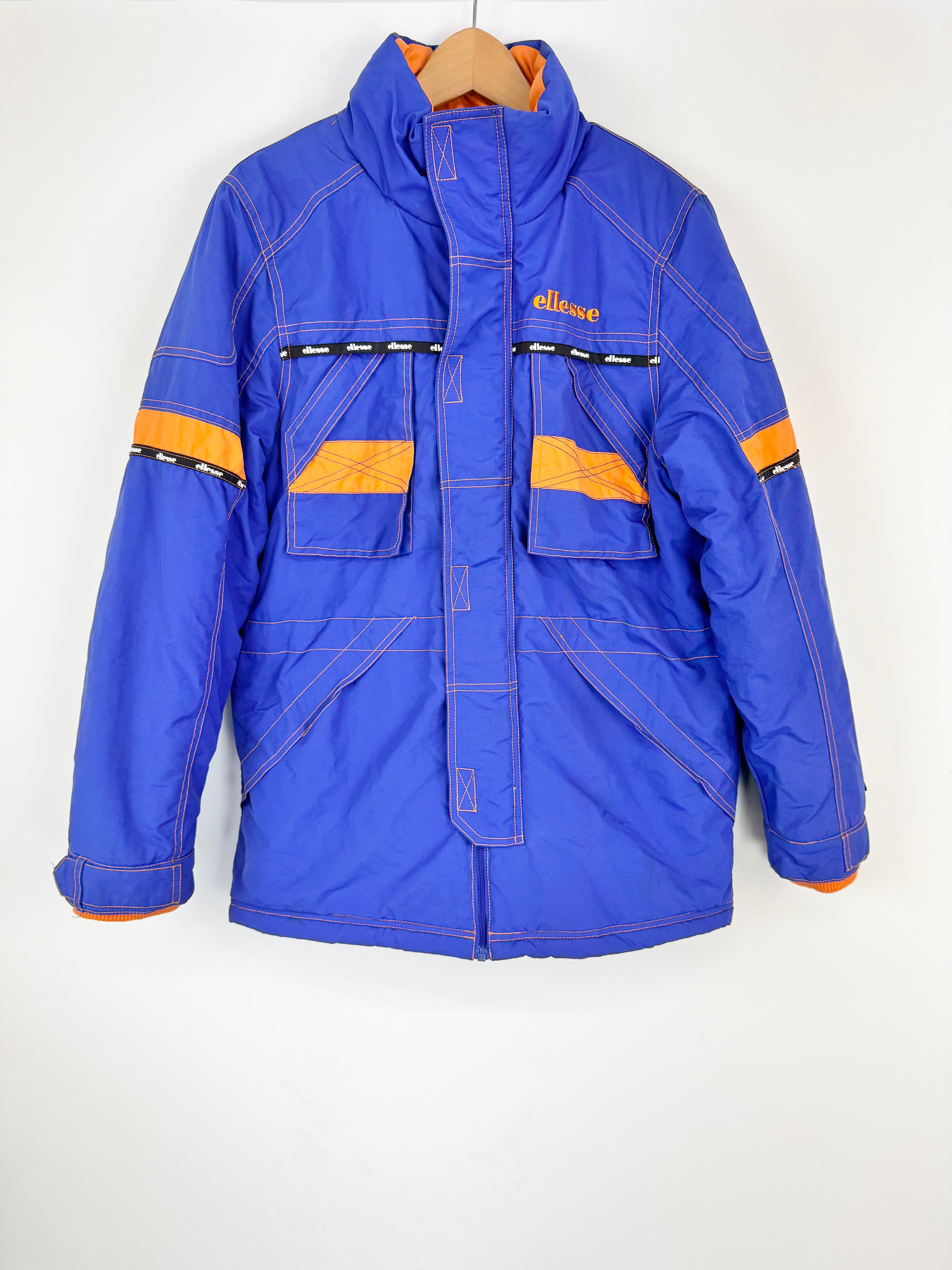 Ellesse Blue & Orange Puffy Jacket - AU10