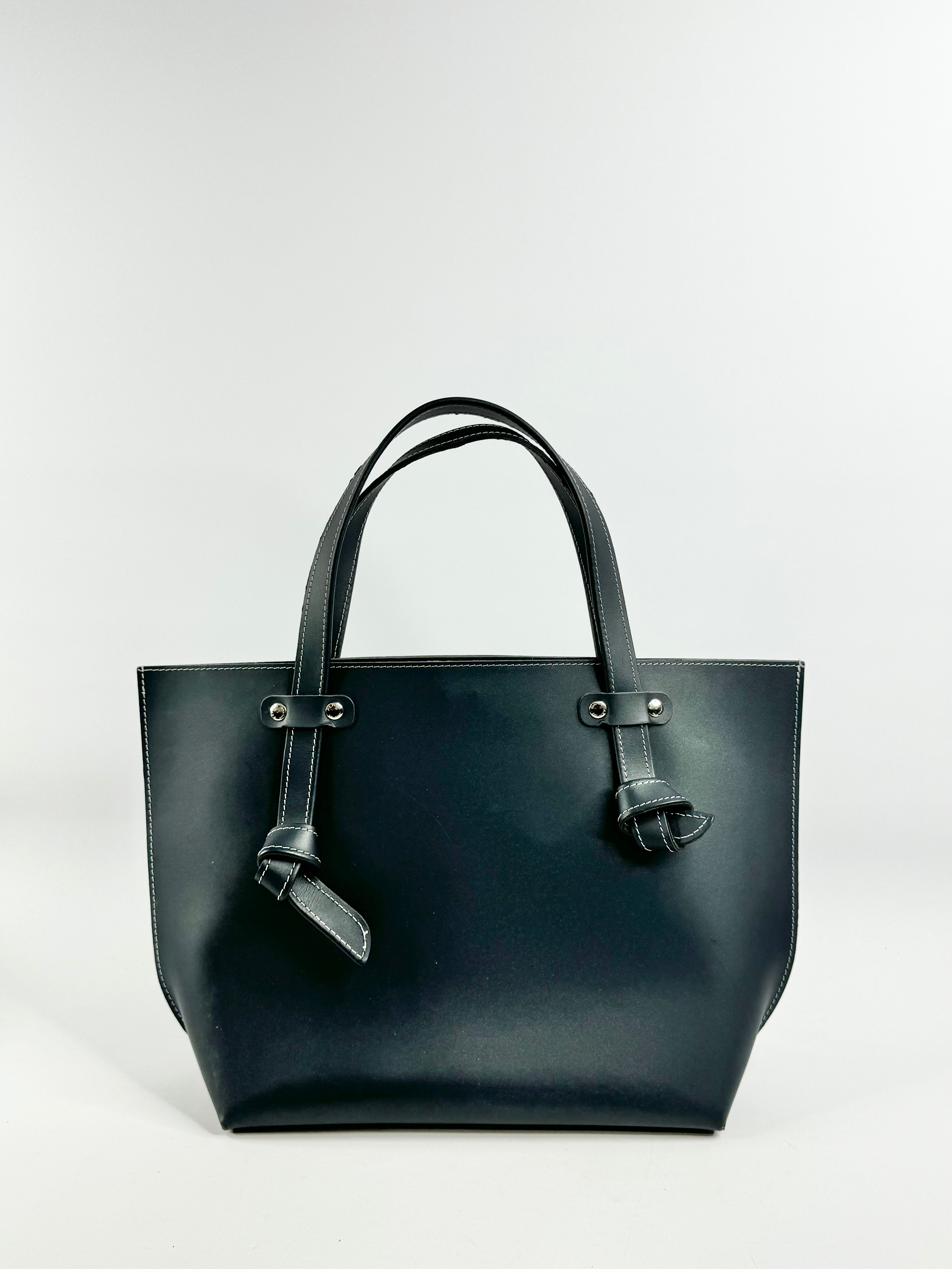 Almini Milano Slate Grey Shoulder Bag