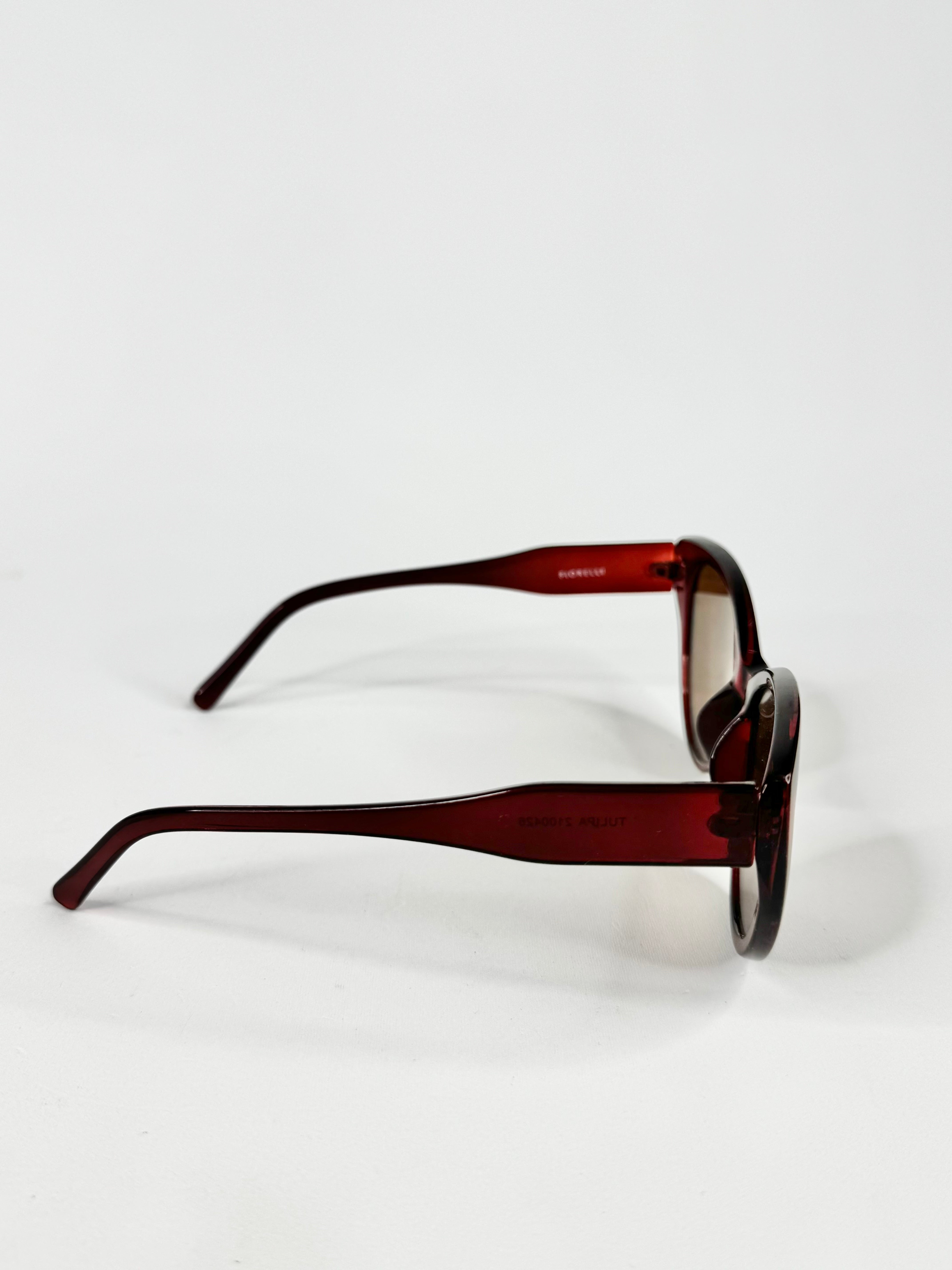Fiorelli Dark Red Cat Eye Sunglasses