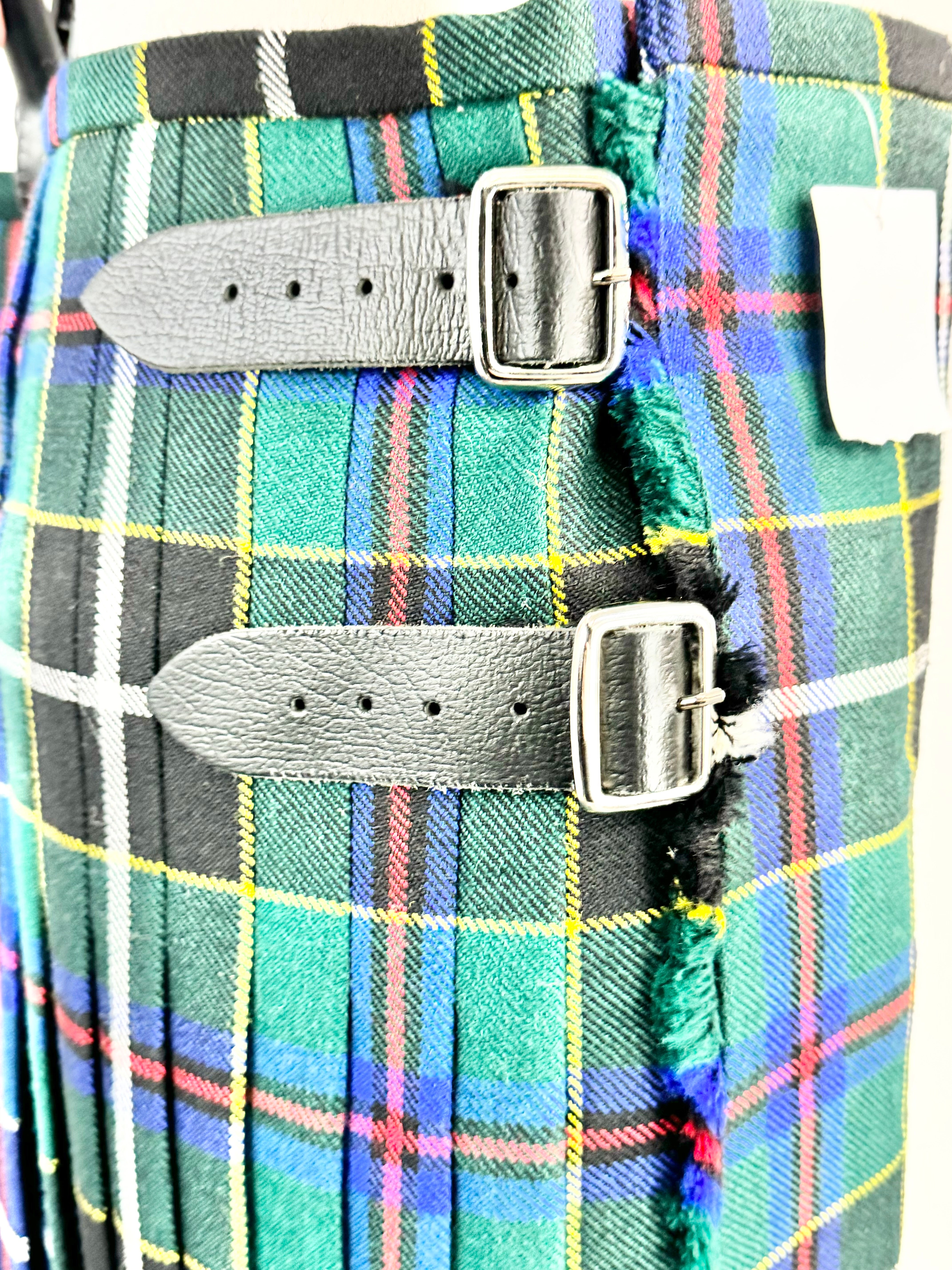 Gaelic Themes Black Prince Charlie Suit & Kilt Set - L