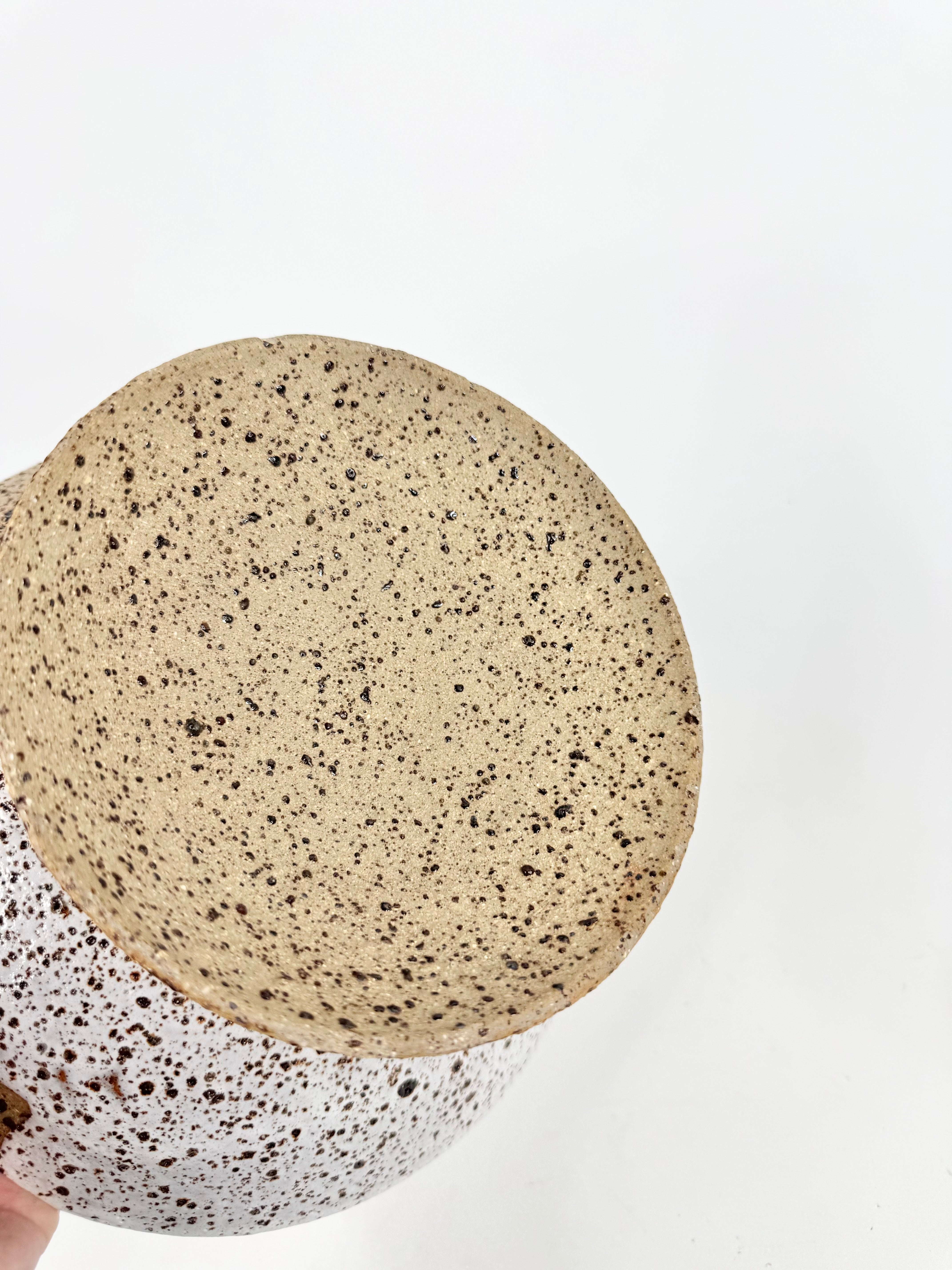 Speckled Raku Clay Bowl